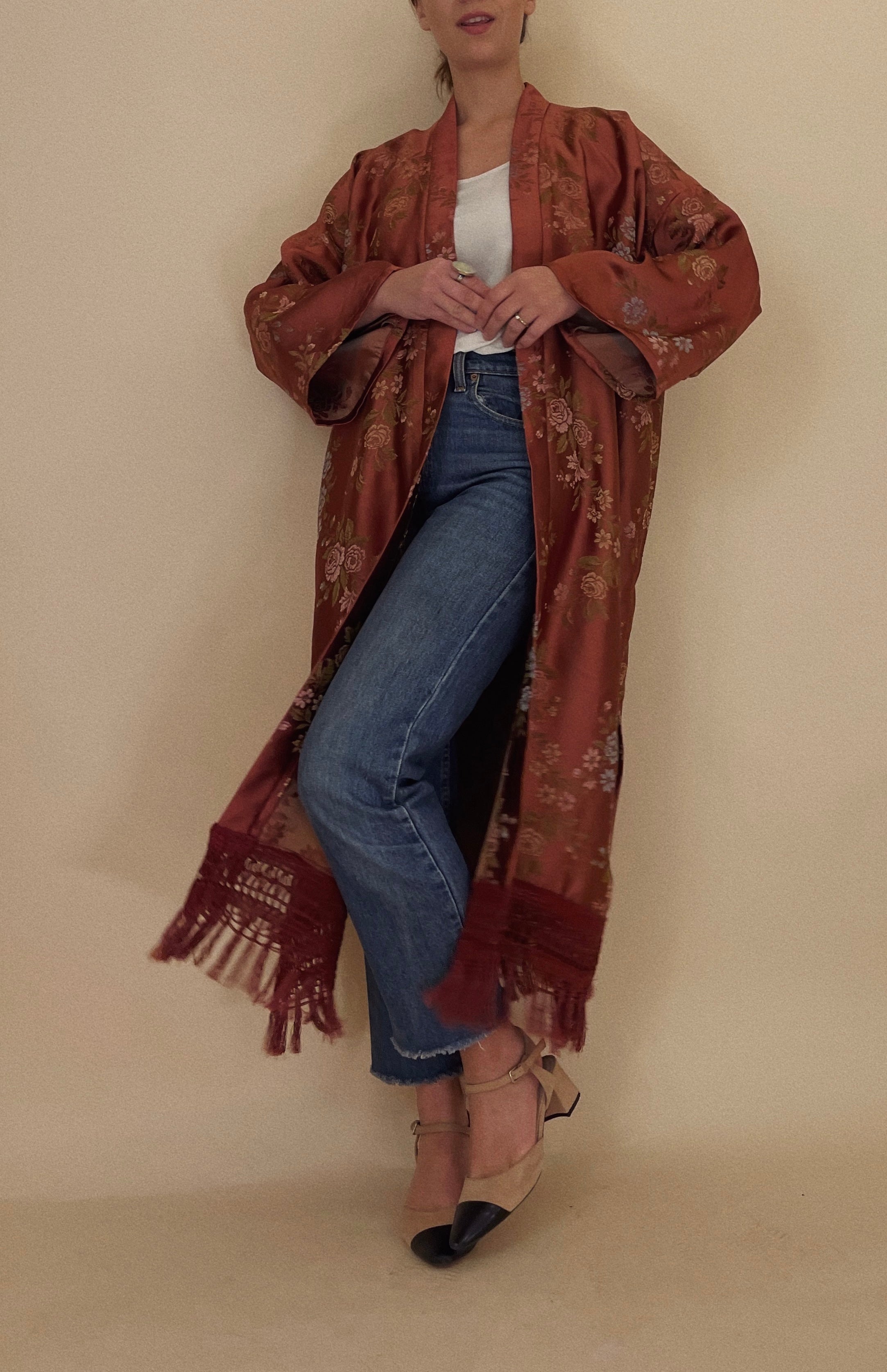 Kimono con frange