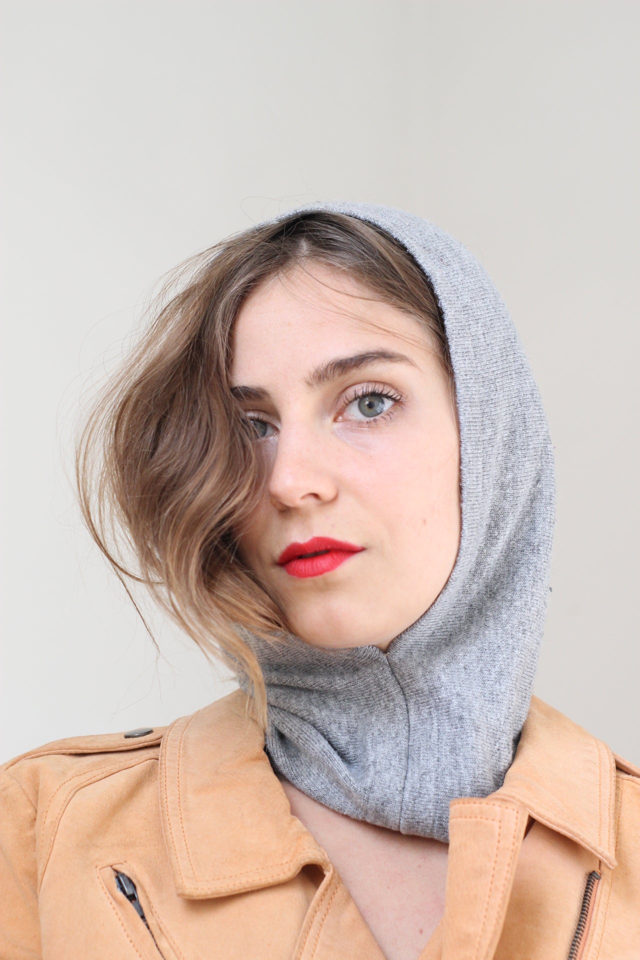 Gray balaclava