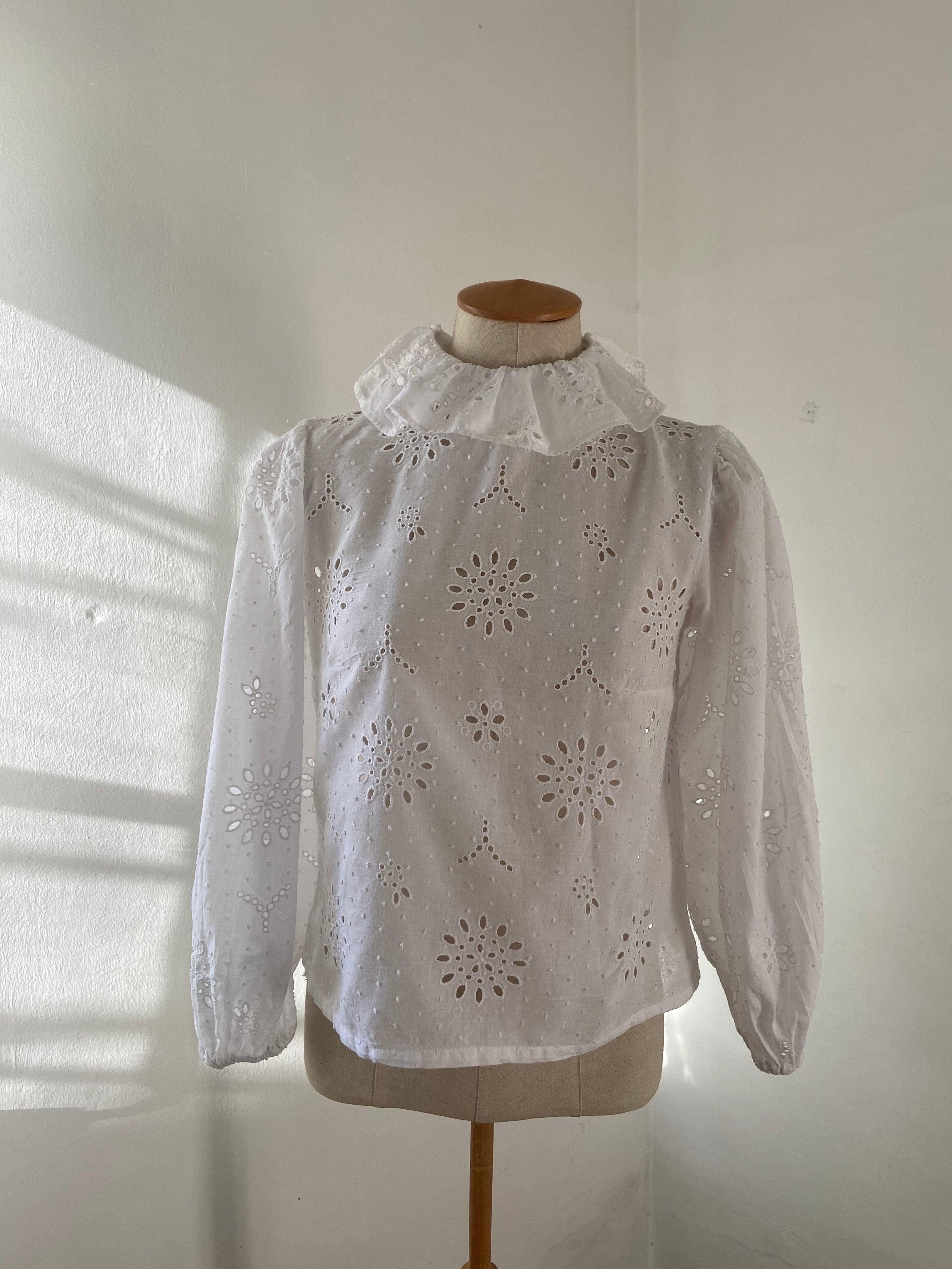 Blusa Camelia A Manica Lunga