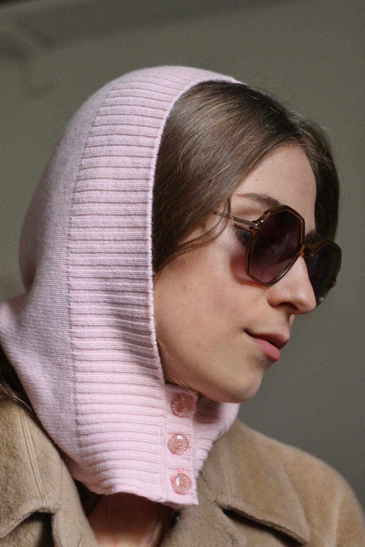 Balaclava rosa baby