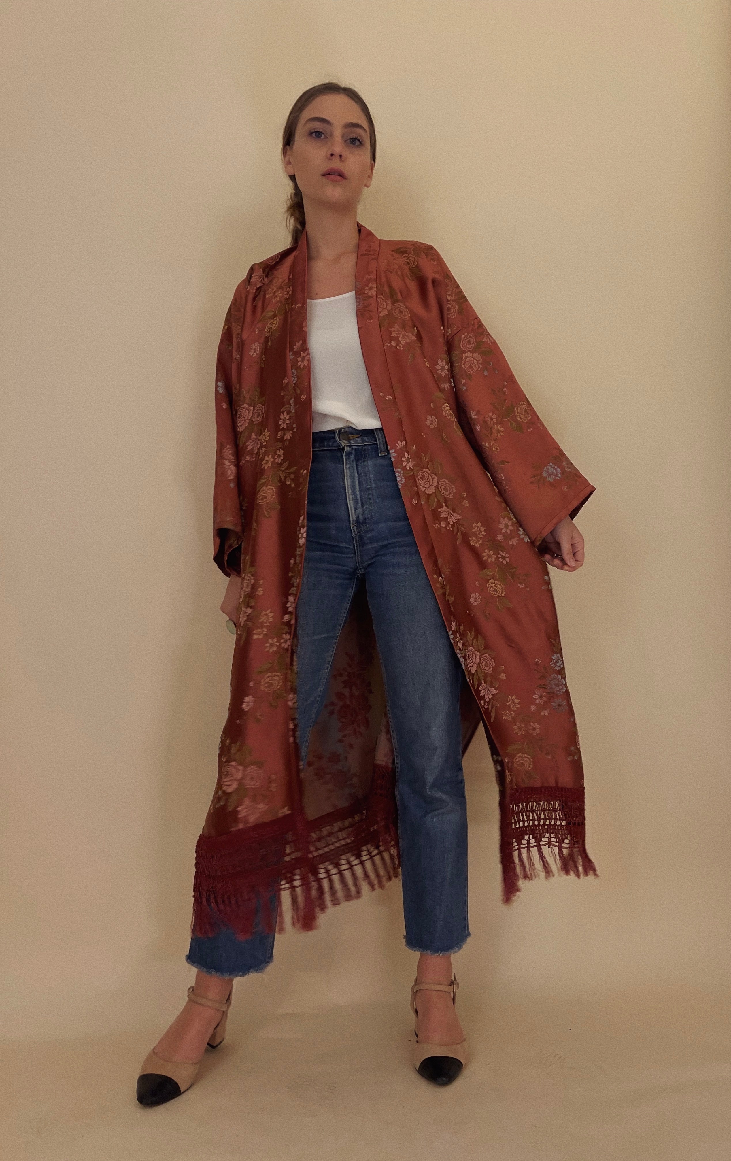 Kimono con frange