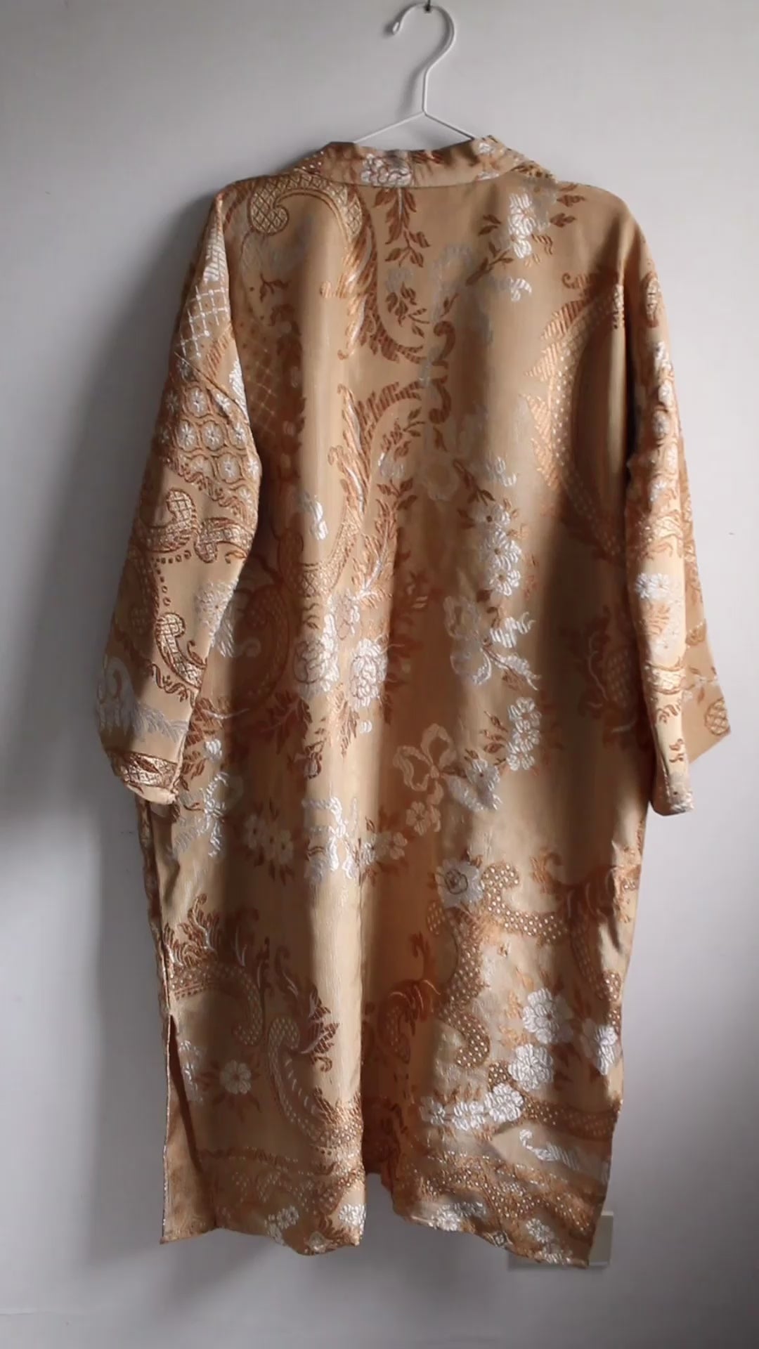 Kimono color cammello pezzo unico