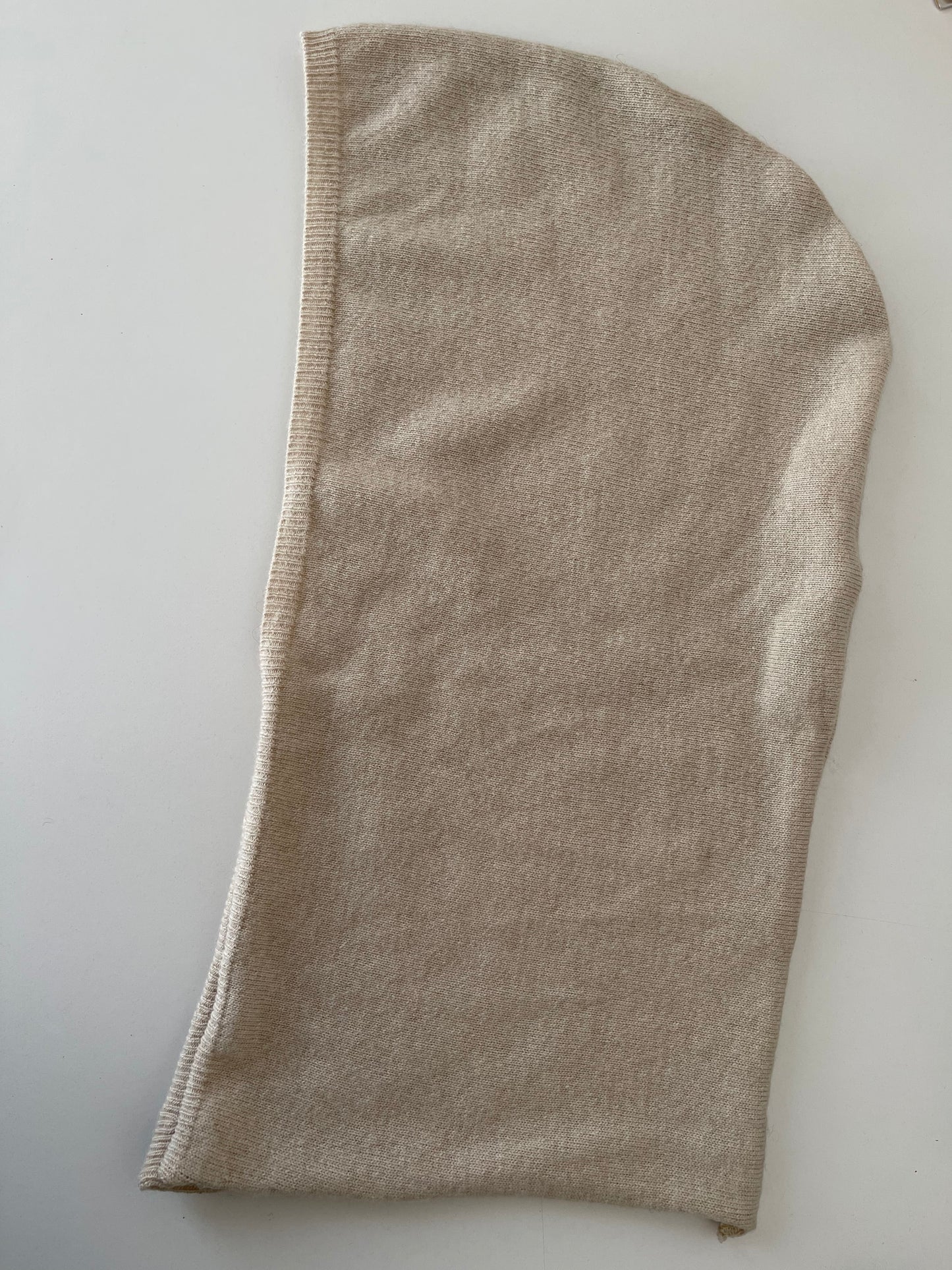 Cream balaclava