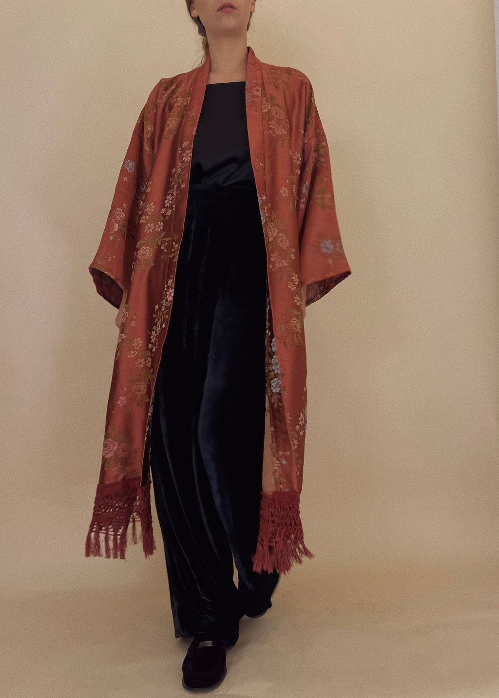 Kimono con frange