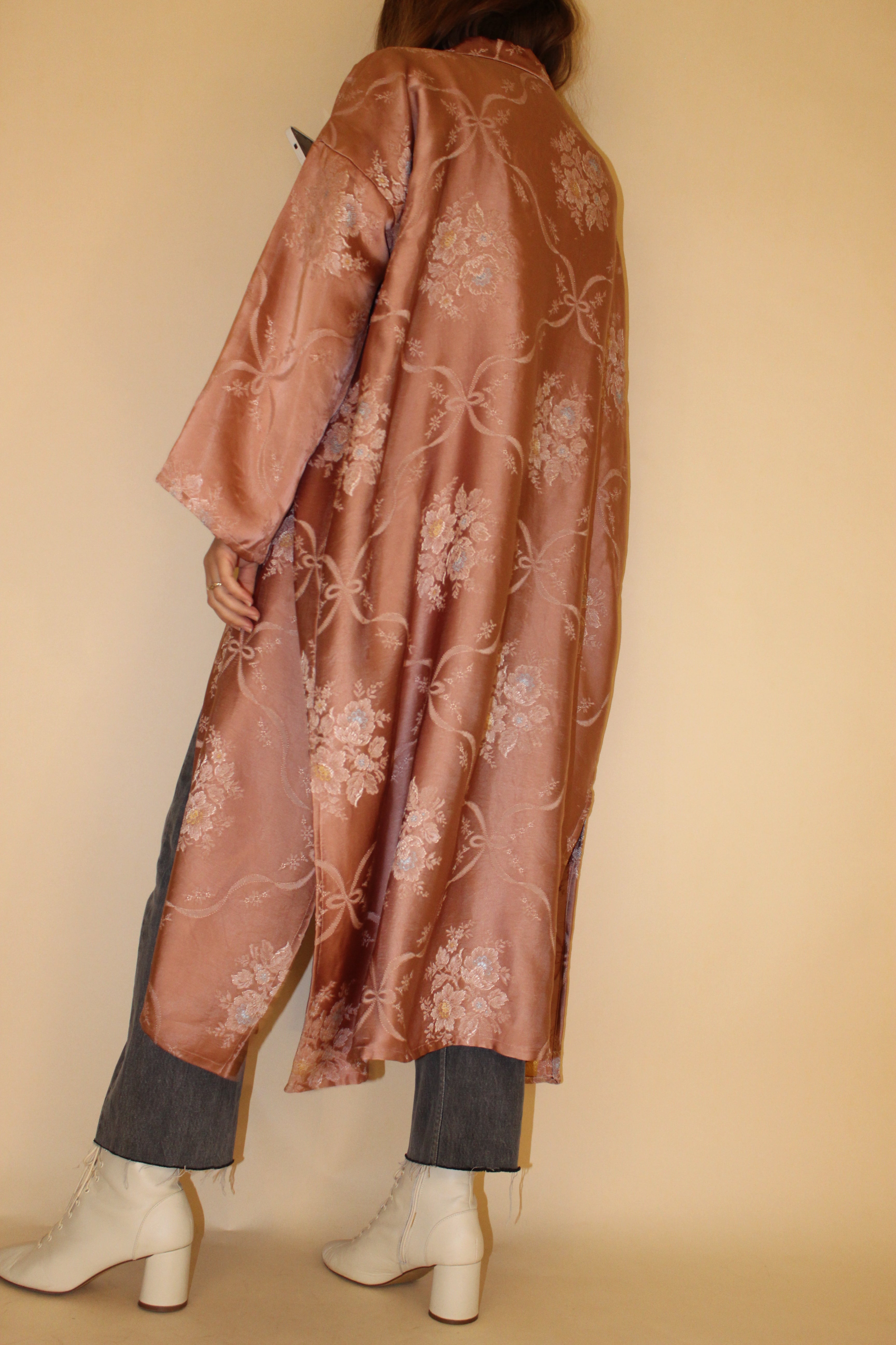 Kimono rosa pezzo unico