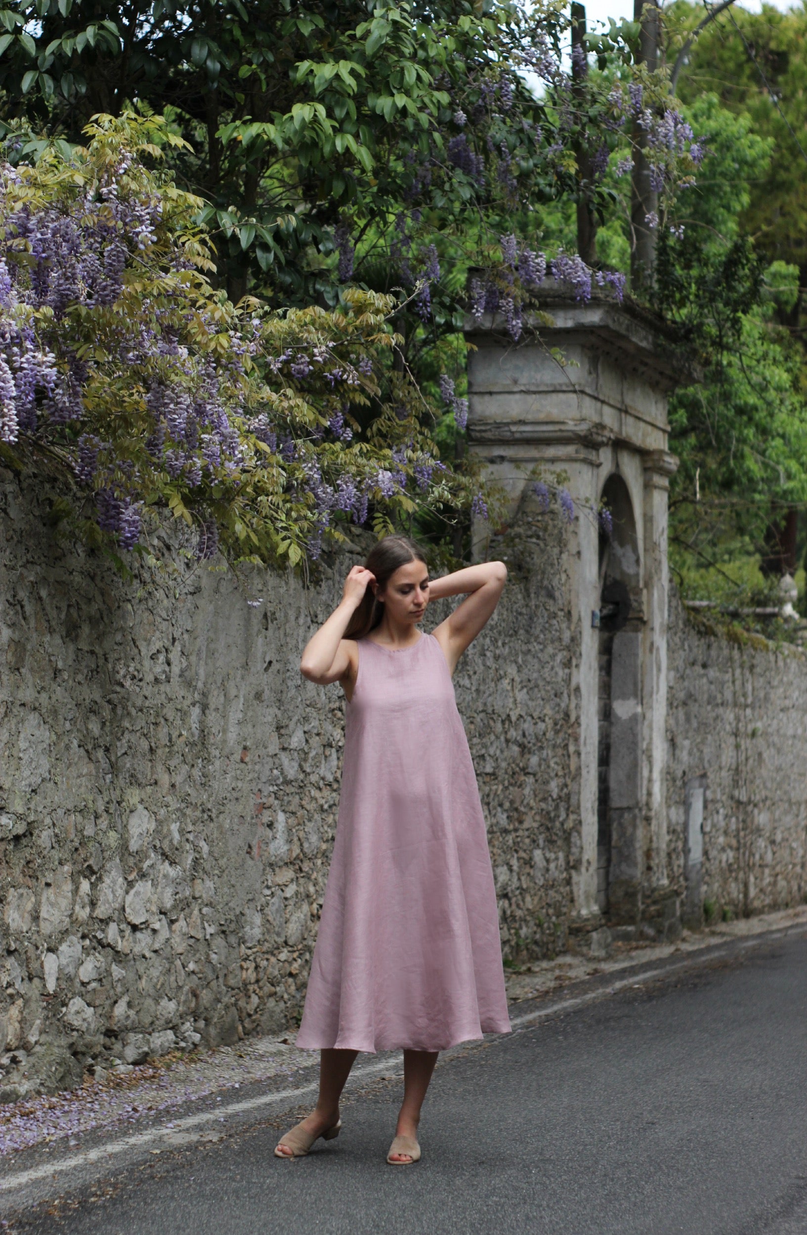 Vestito Riviera lino lungo