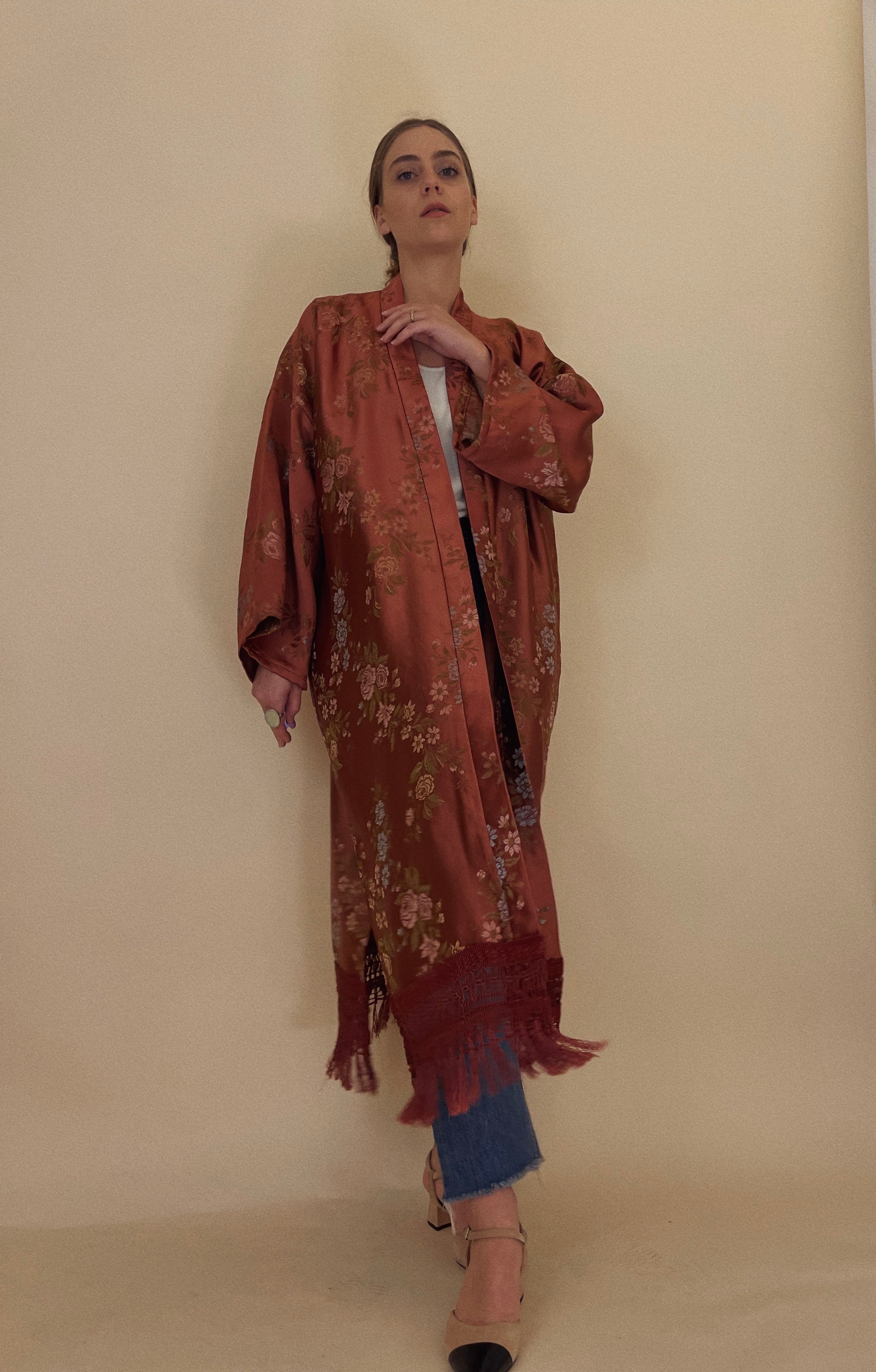Kimono con frange