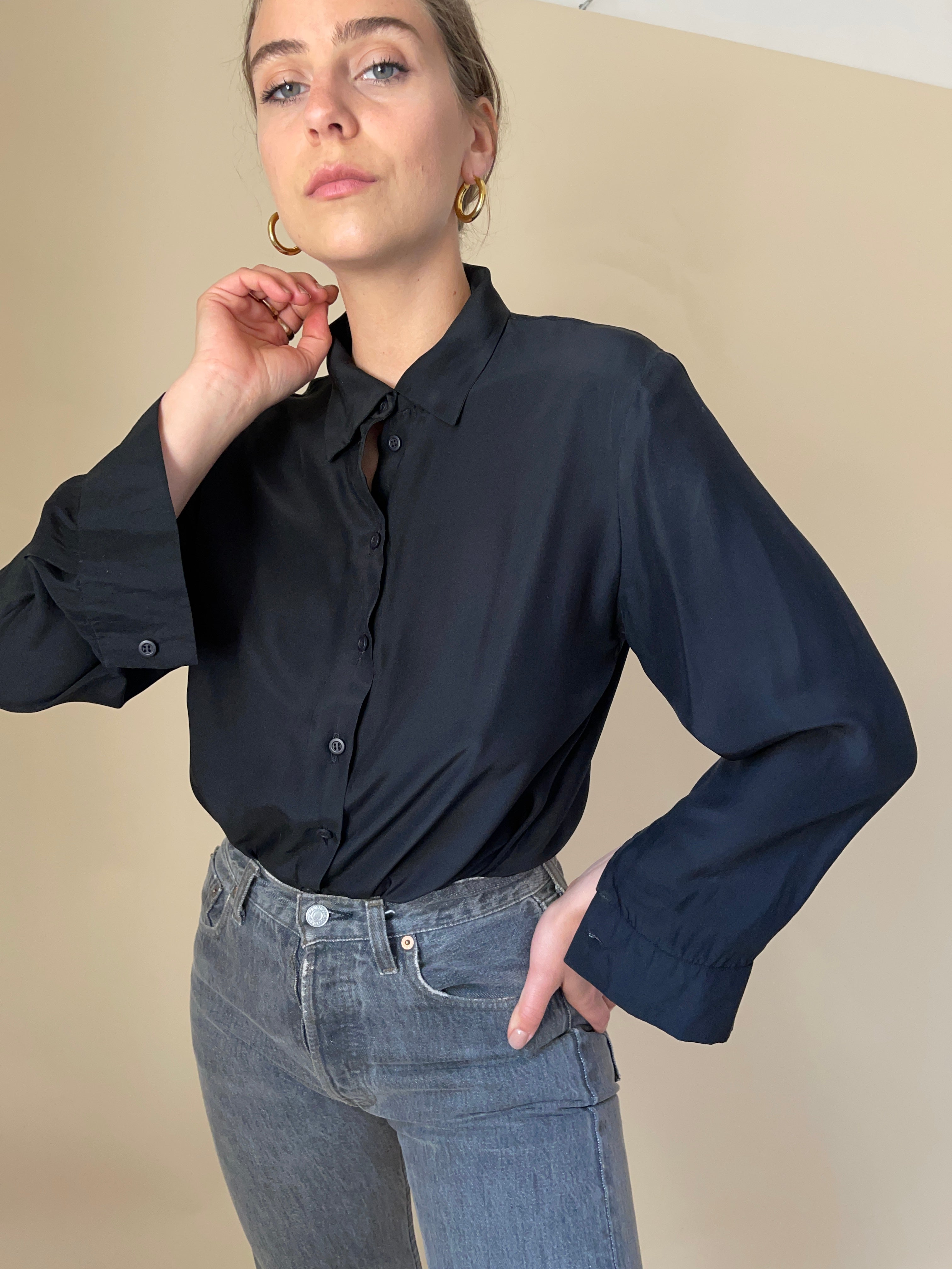 Camicia Clementine pura seta