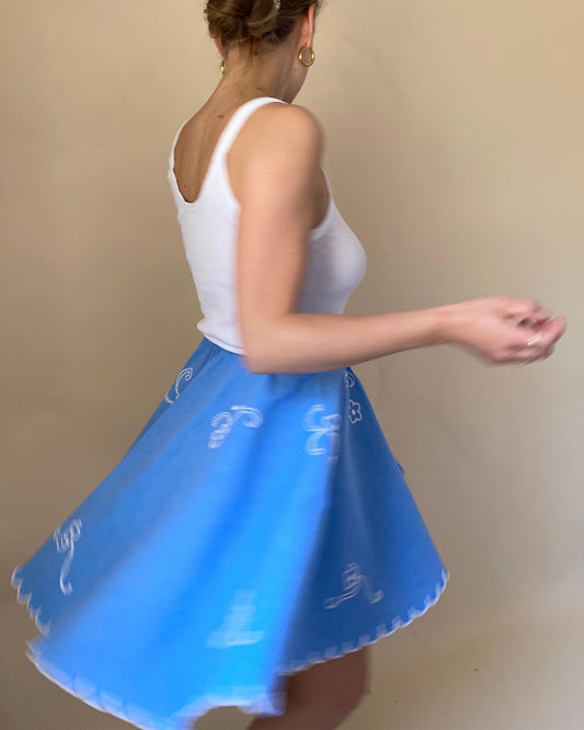 One piece full skirt