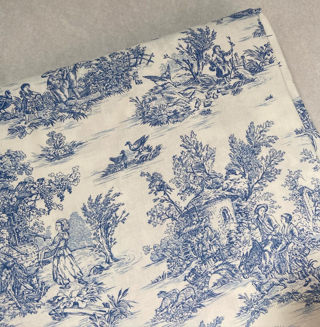 Top Aida cotone toile de jouy