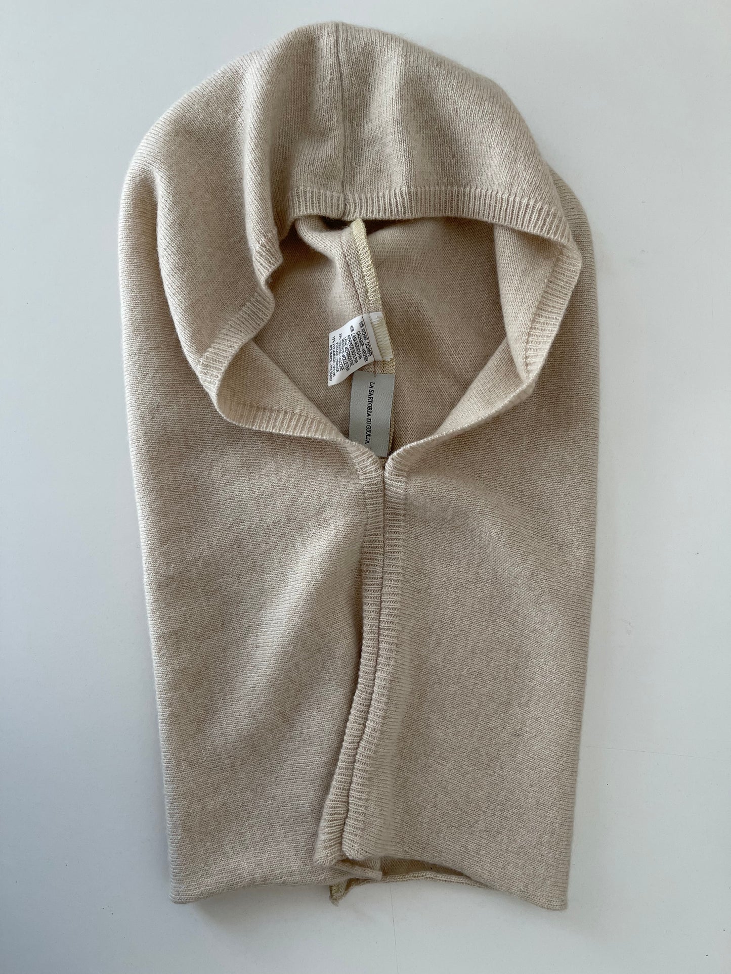Cream balaclava