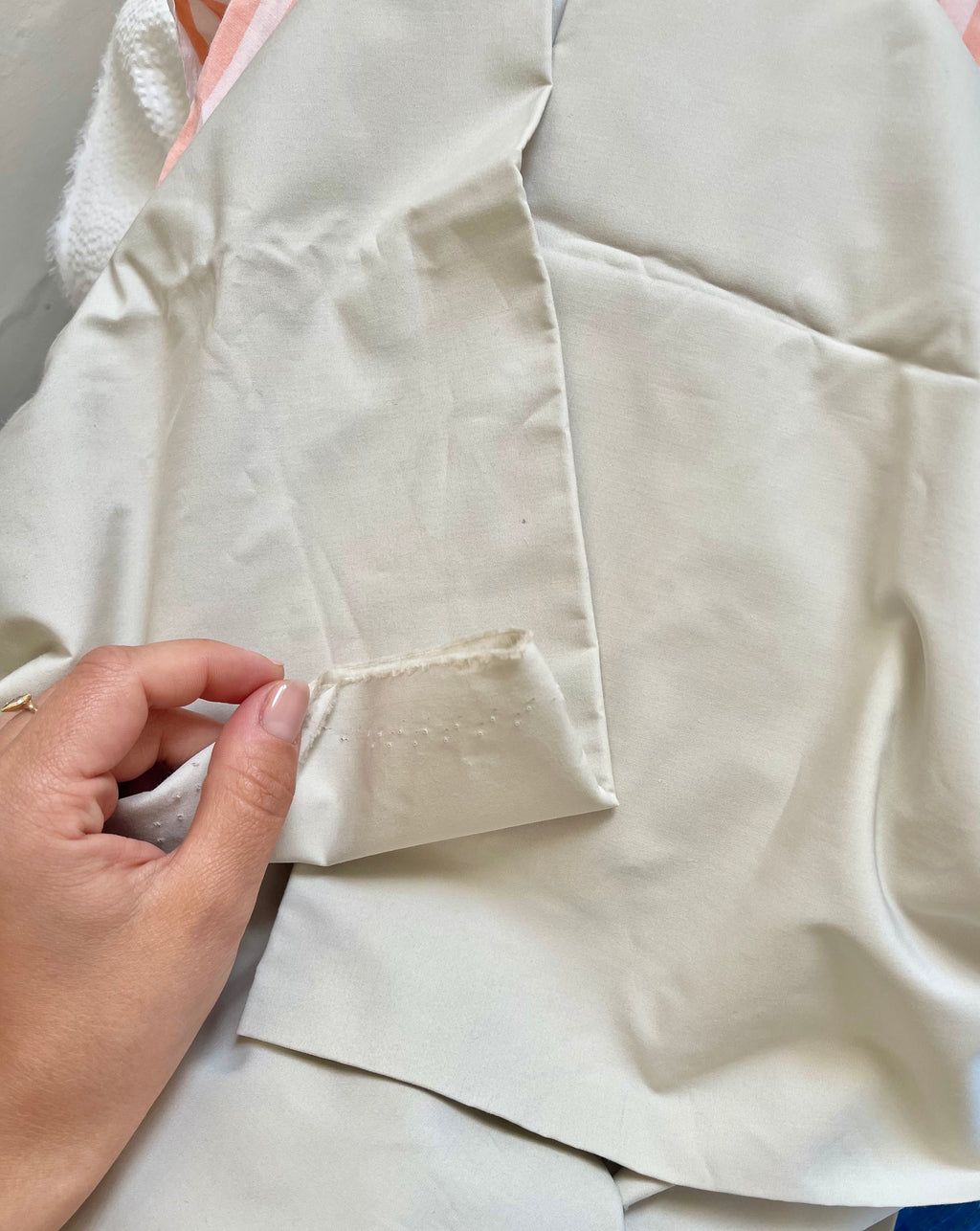 Linen / cotton picnic dress