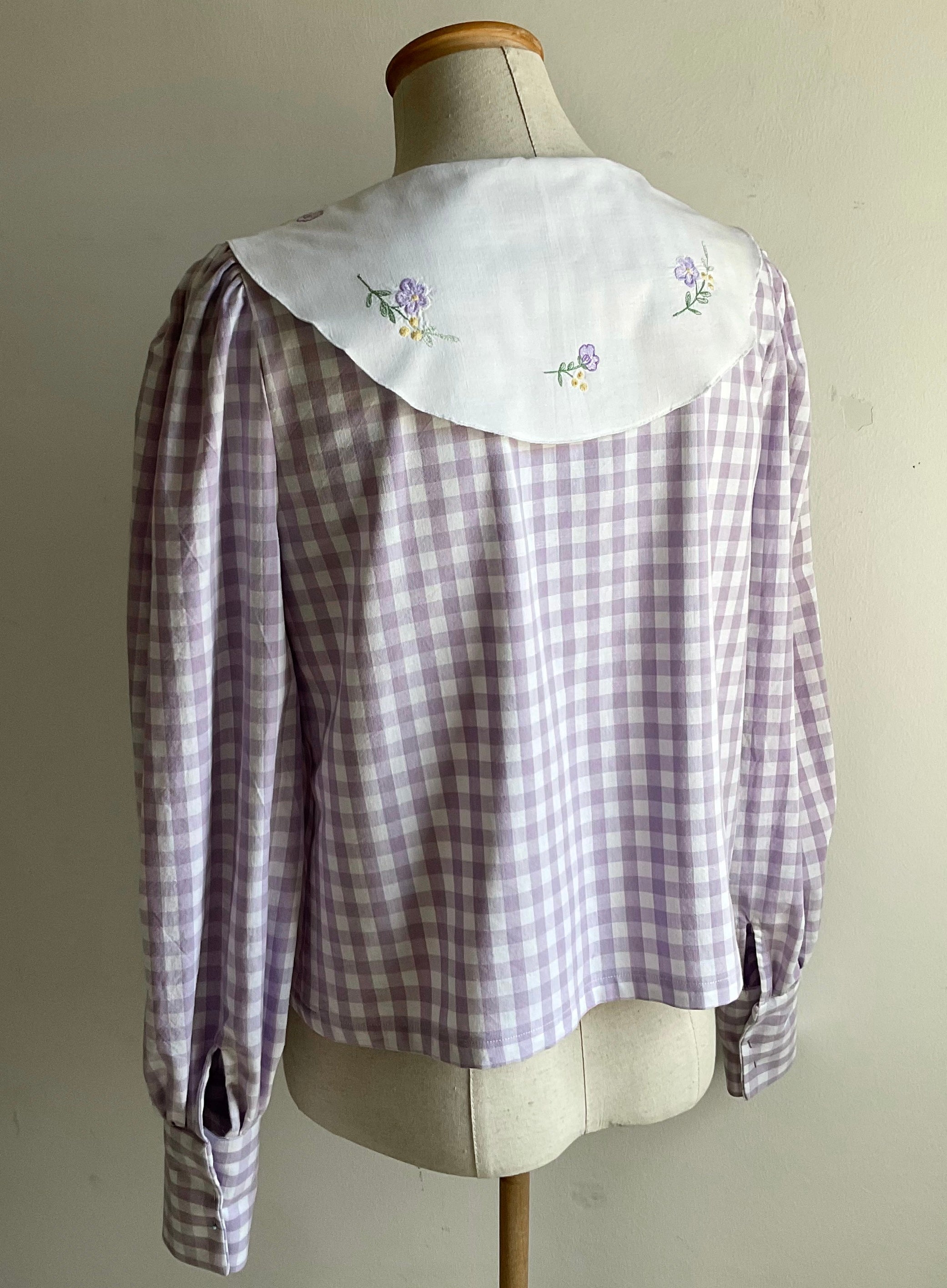 Camicia con colletto vintage pezzo unico
