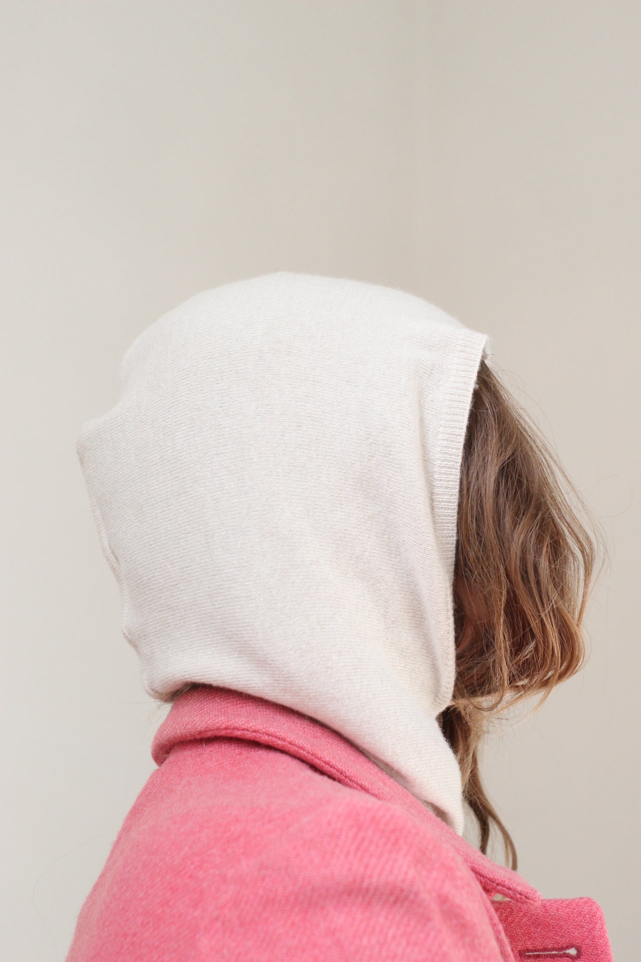 Cream balaclava