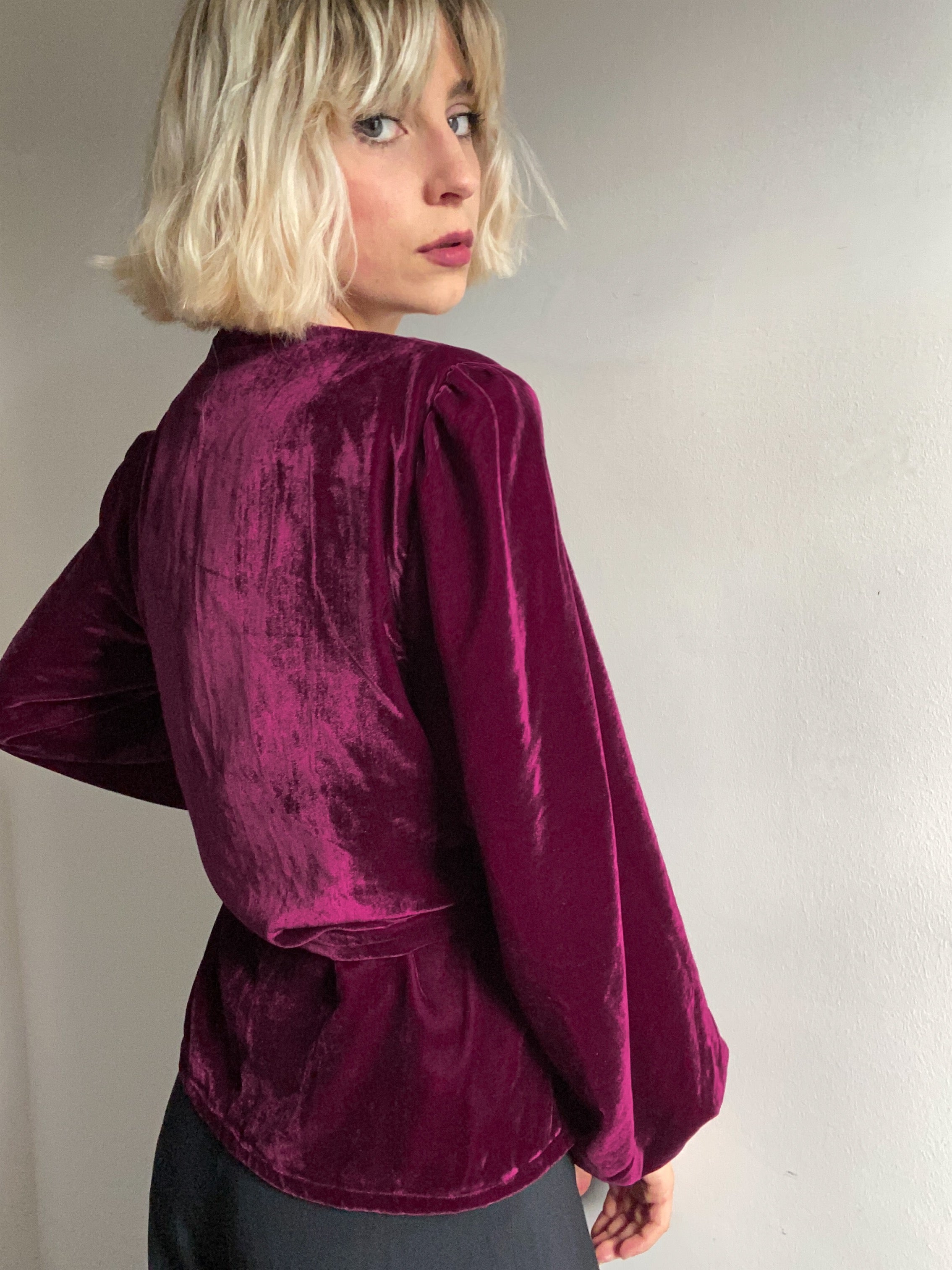 Cardigan Beatrice Velluto Seta