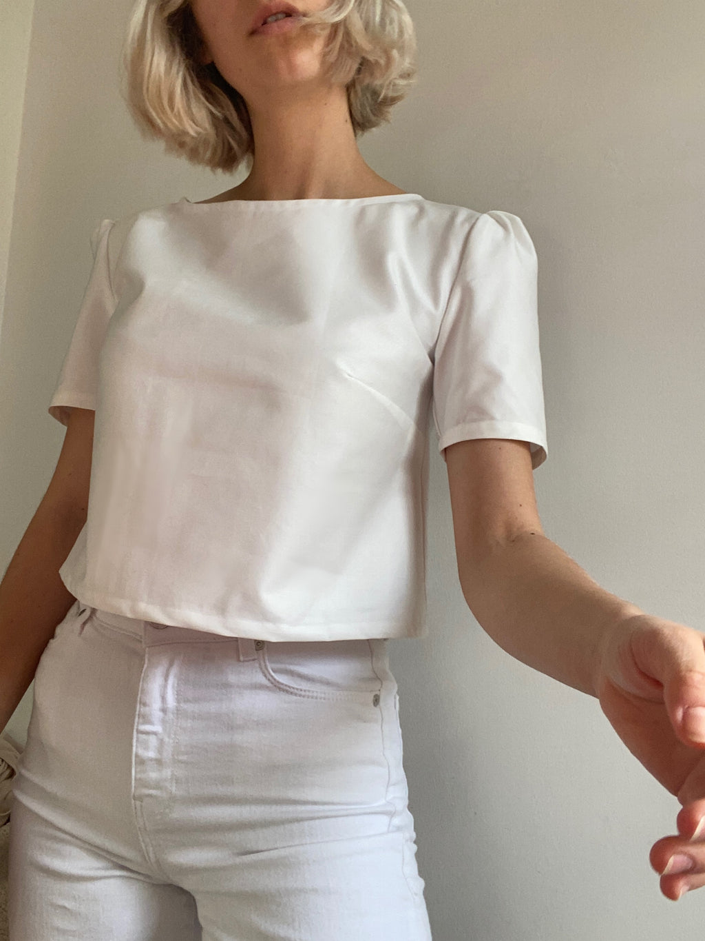 Top Sabbia cotone