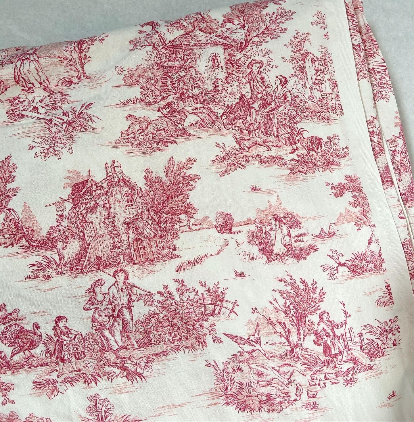 Top Aida cotone toile de jouy