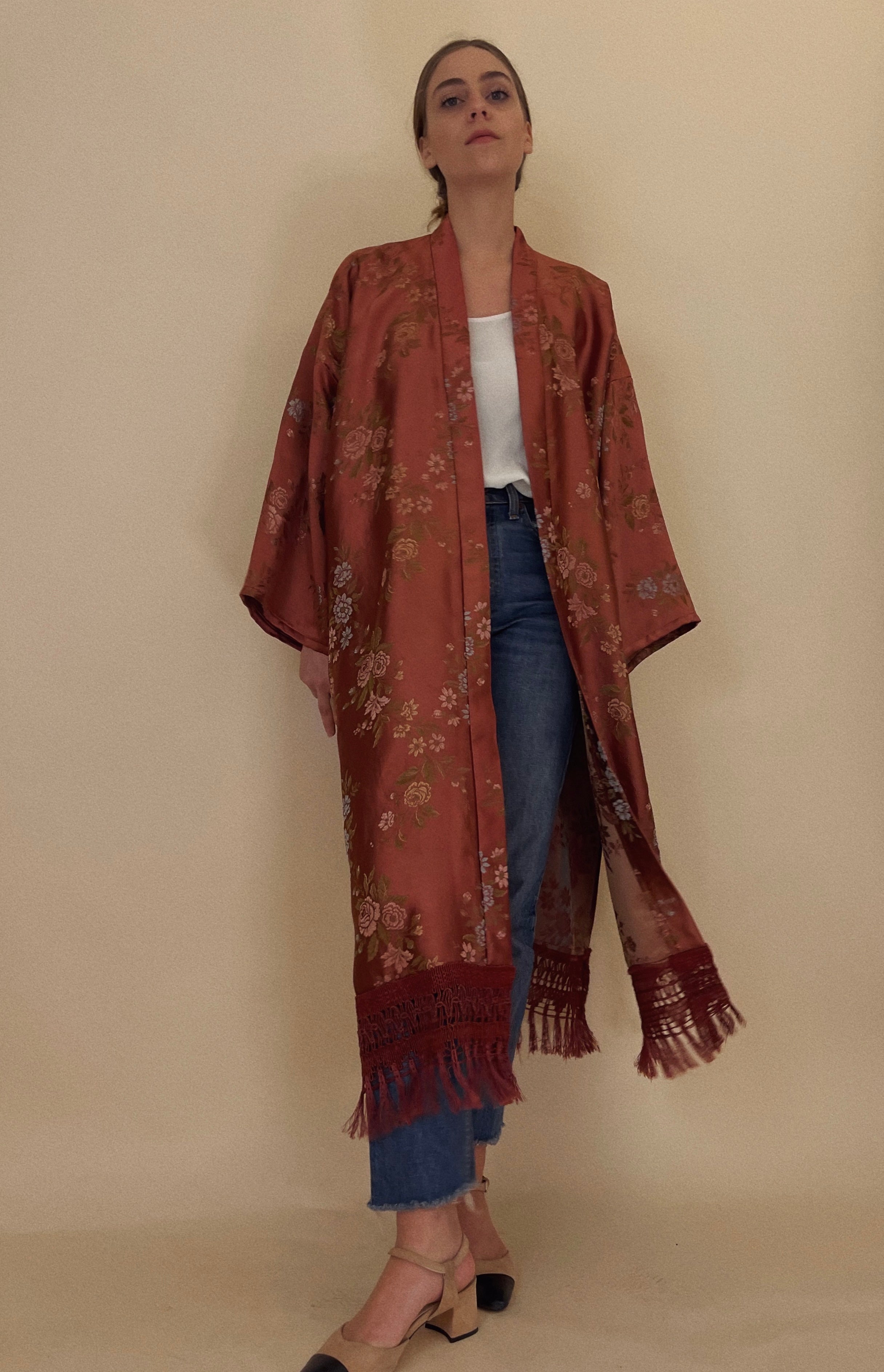 Kimono con frange