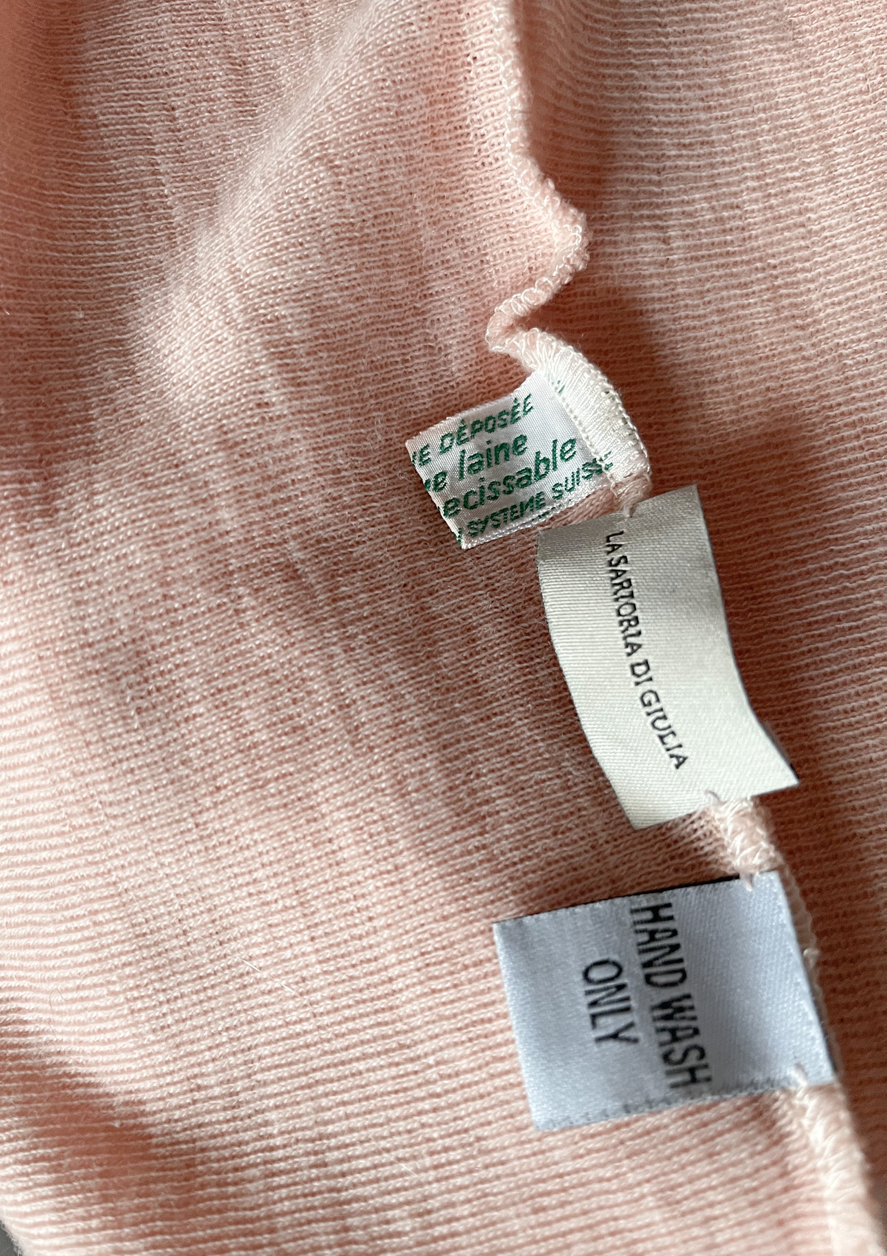 Balaclava rosa pallido