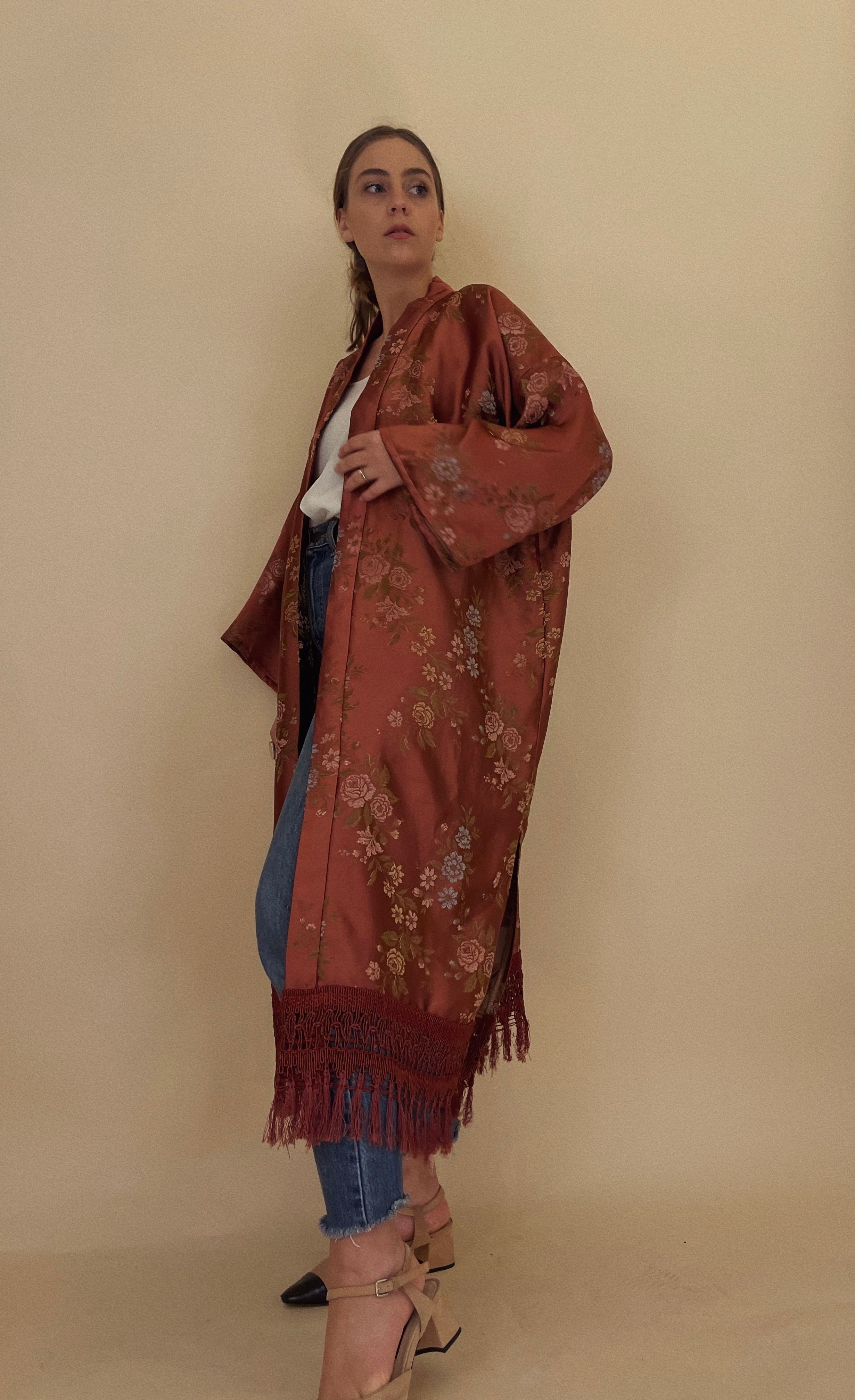 Kimono con frange