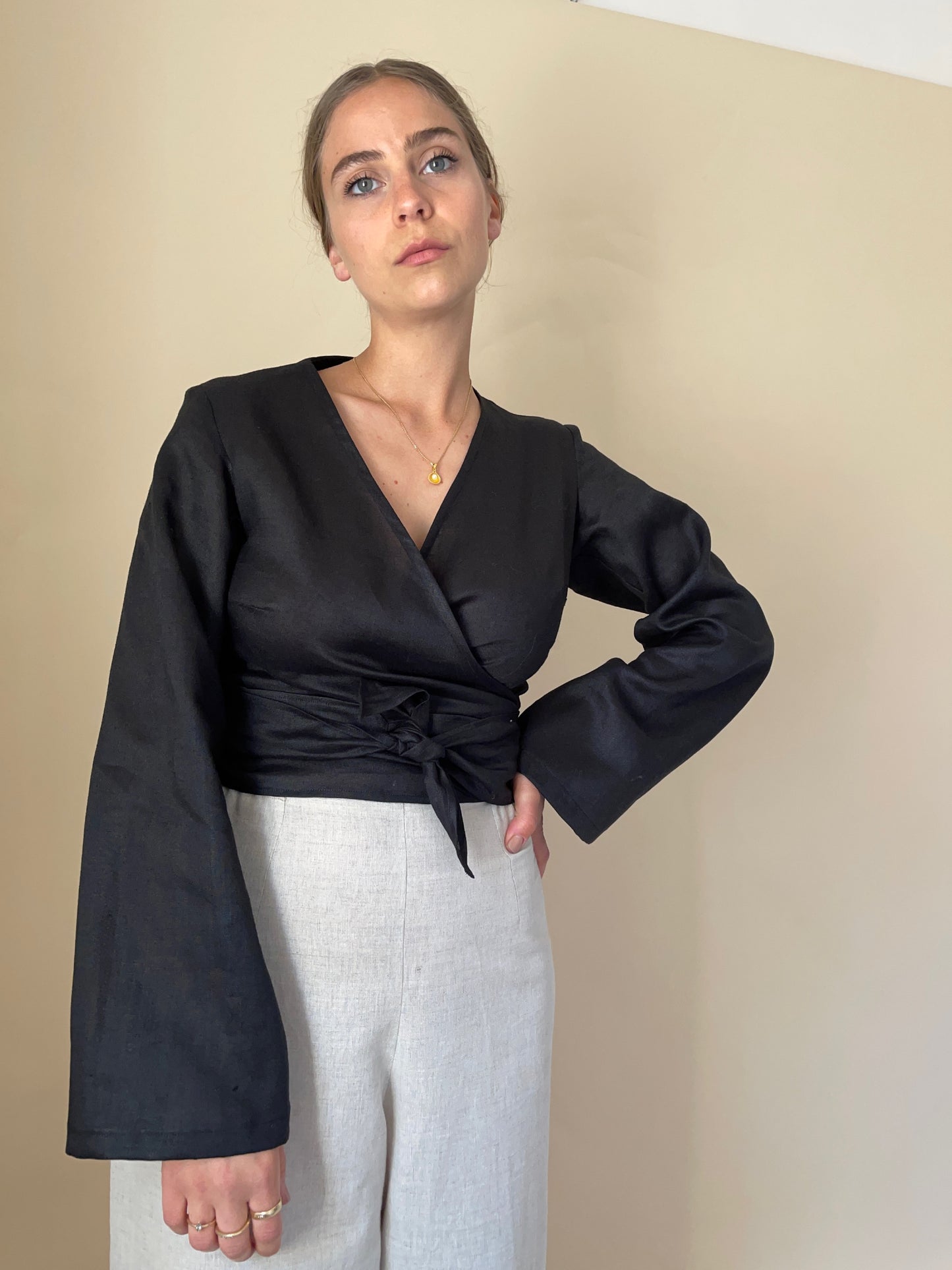 Linen Shell Top