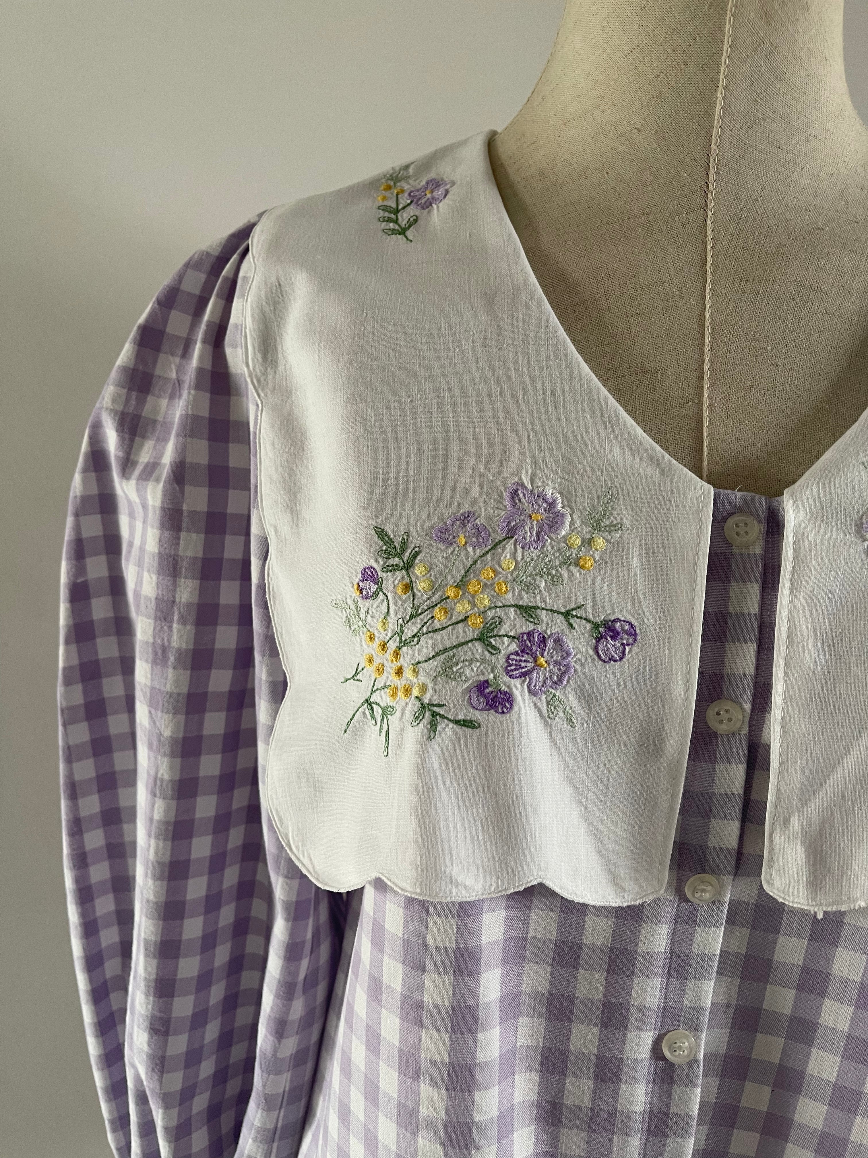 Camicia con colletto vintage pezzo unico