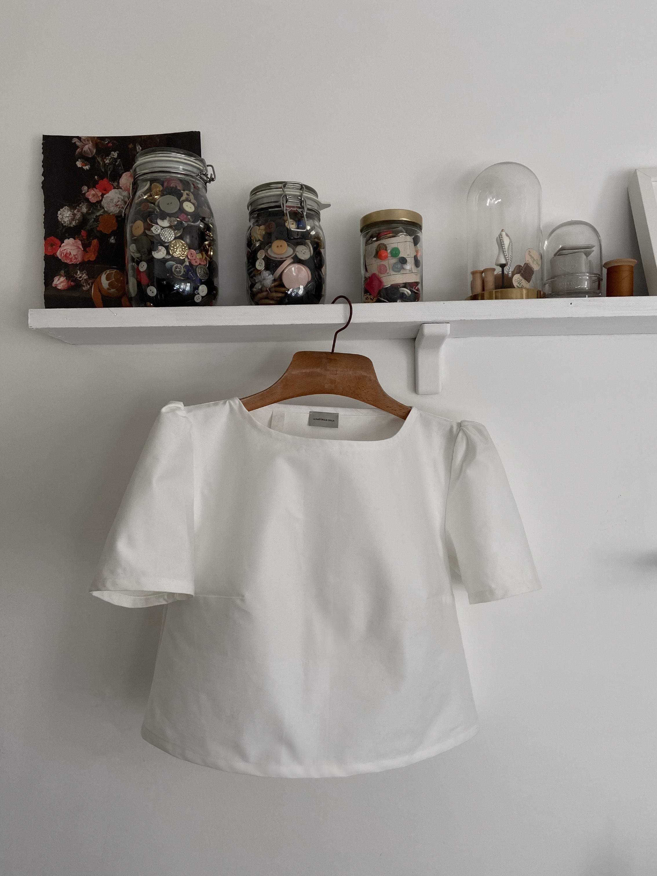 Top Sabbia cotone