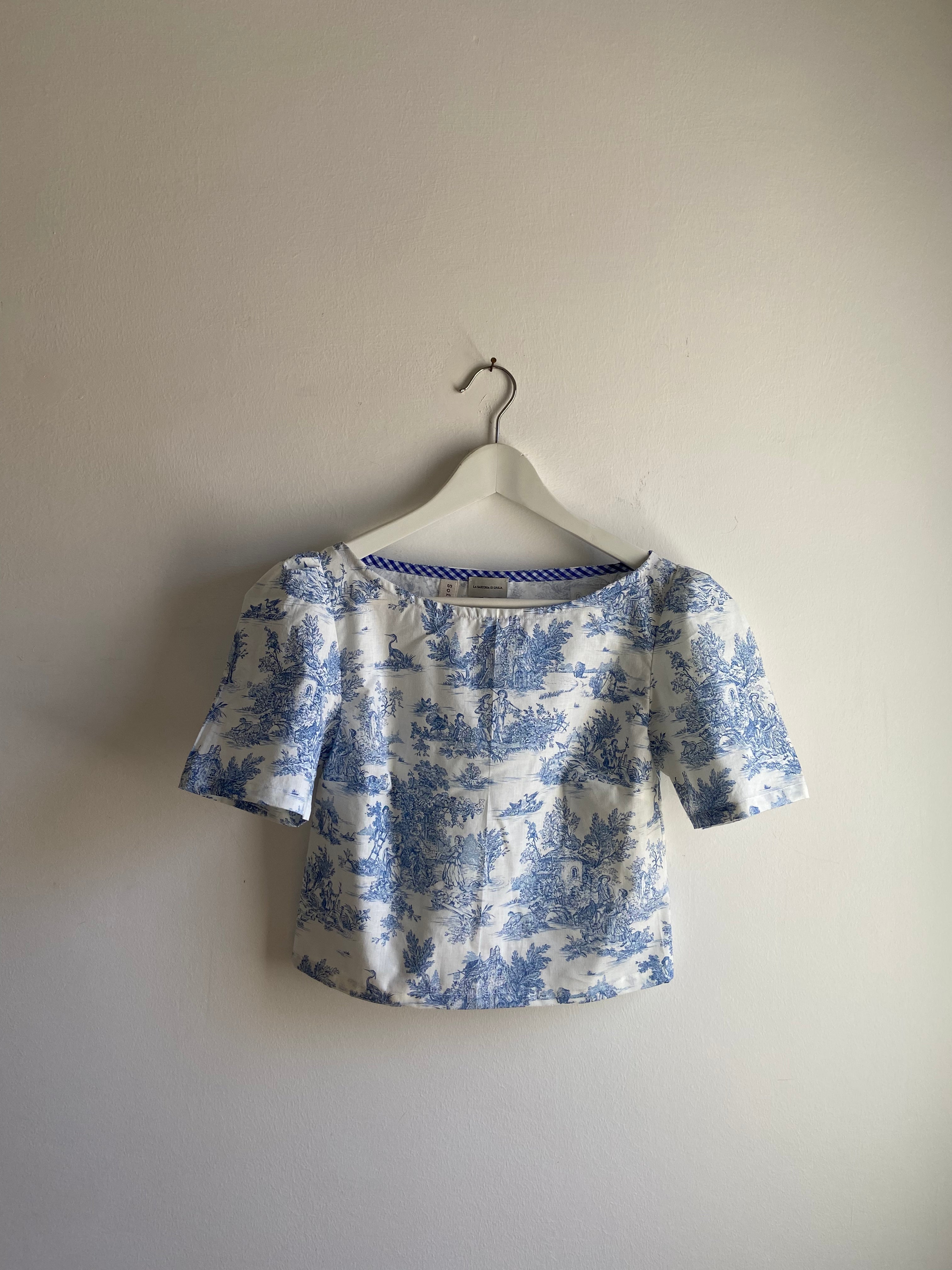 Top Sabbia cotone