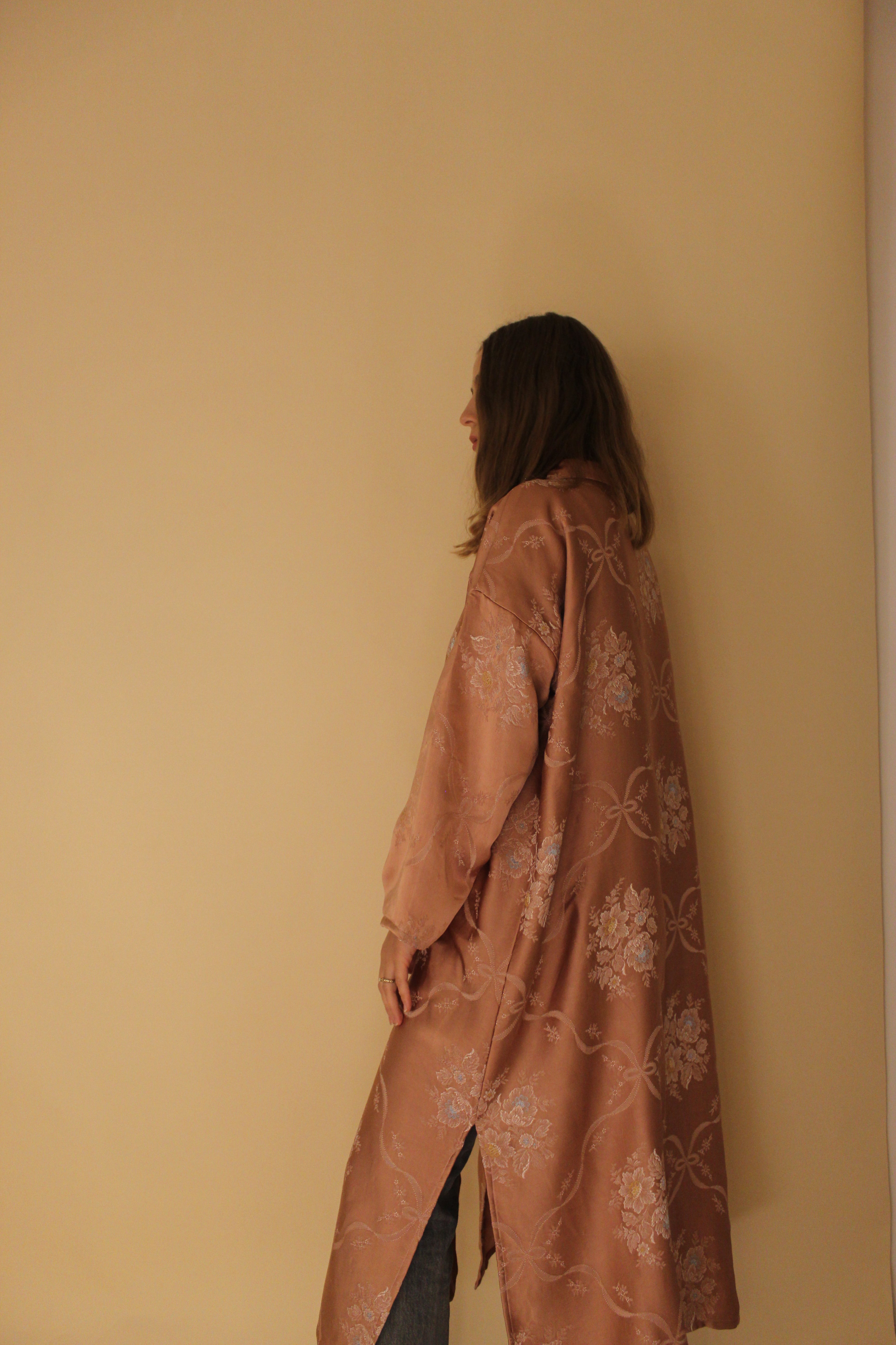 Kimono rosa pezzo unico