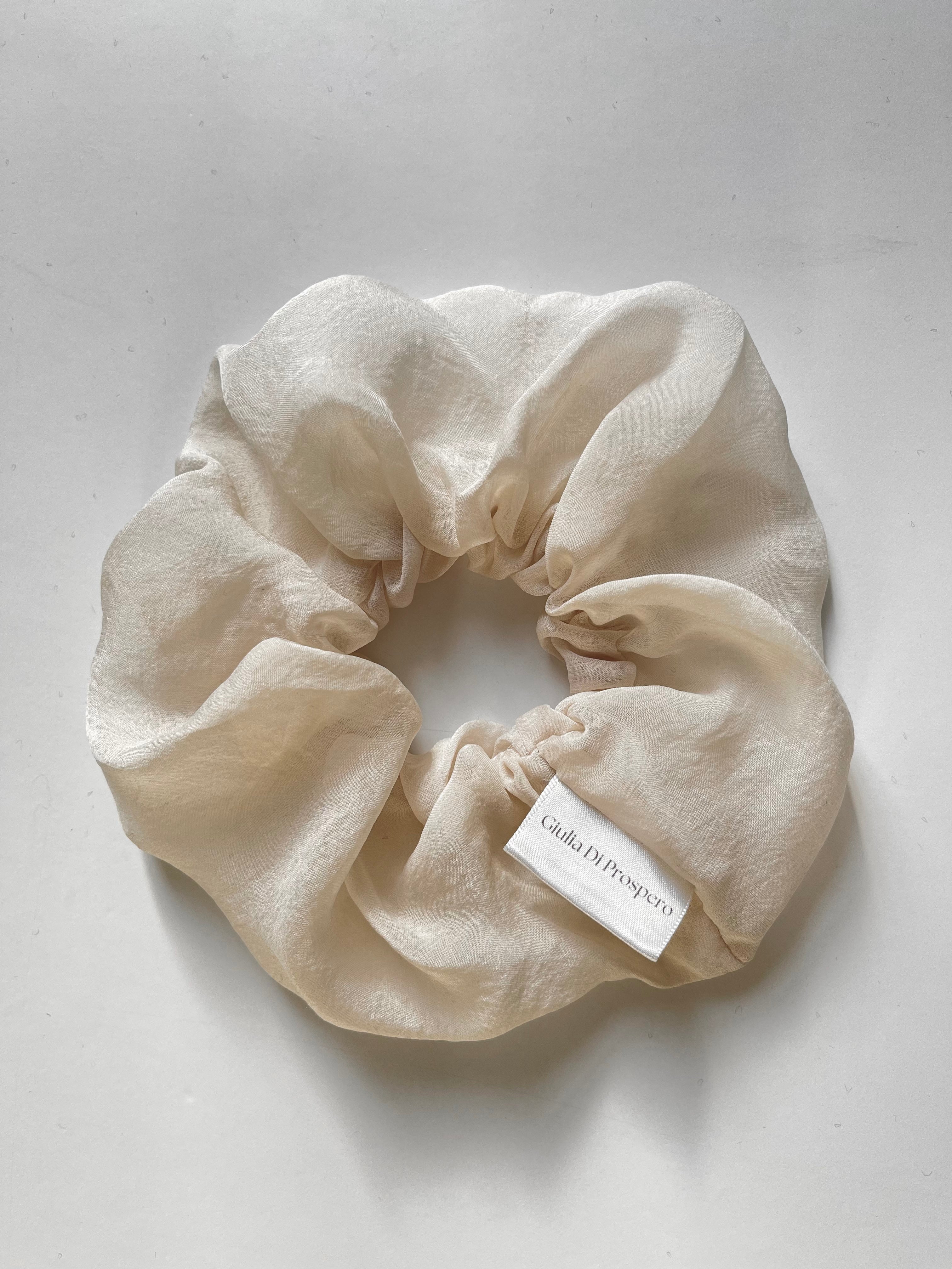 Maxi Scrunchie Chiffon panna