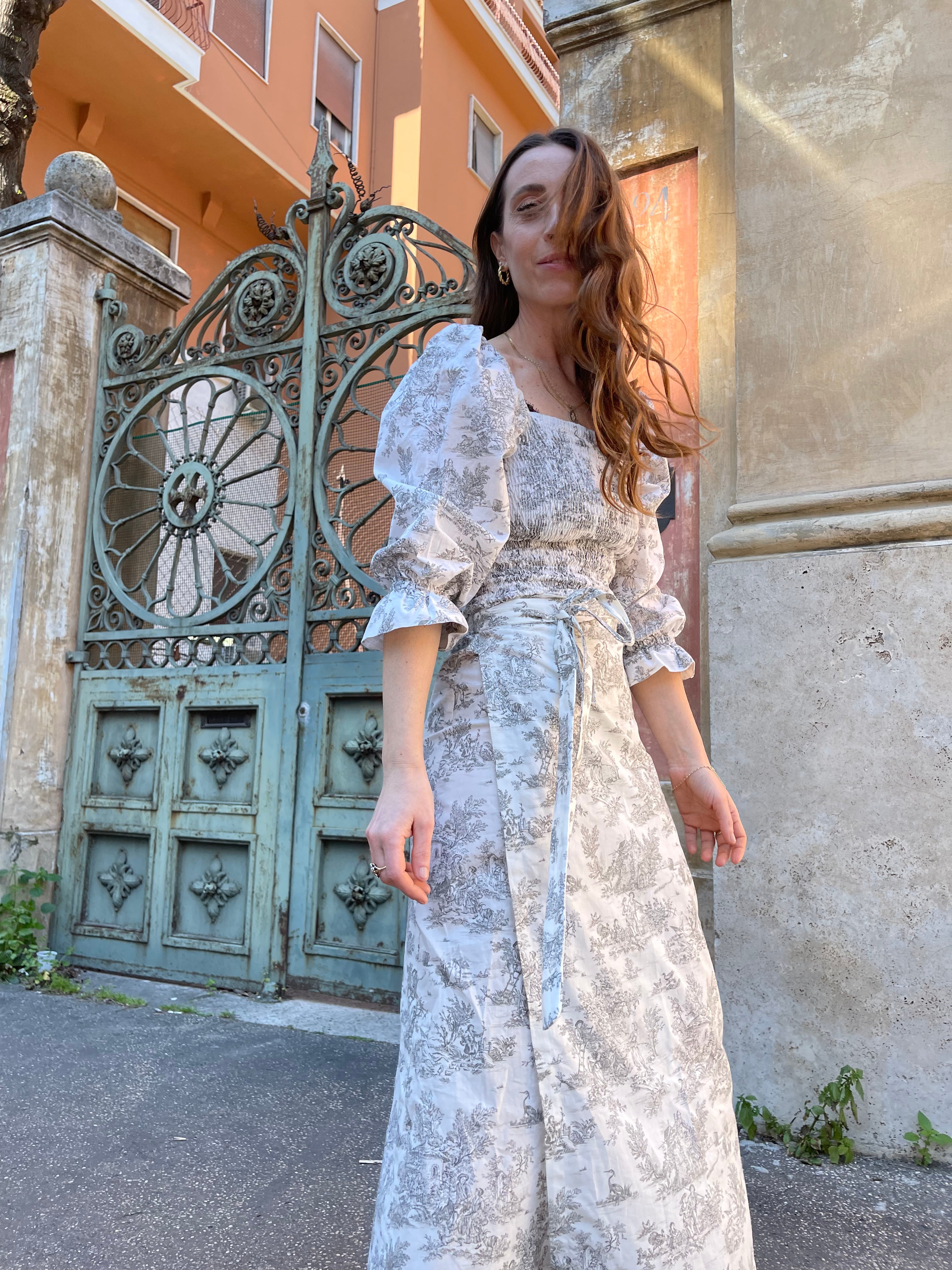 Gonna Isole cotone midi