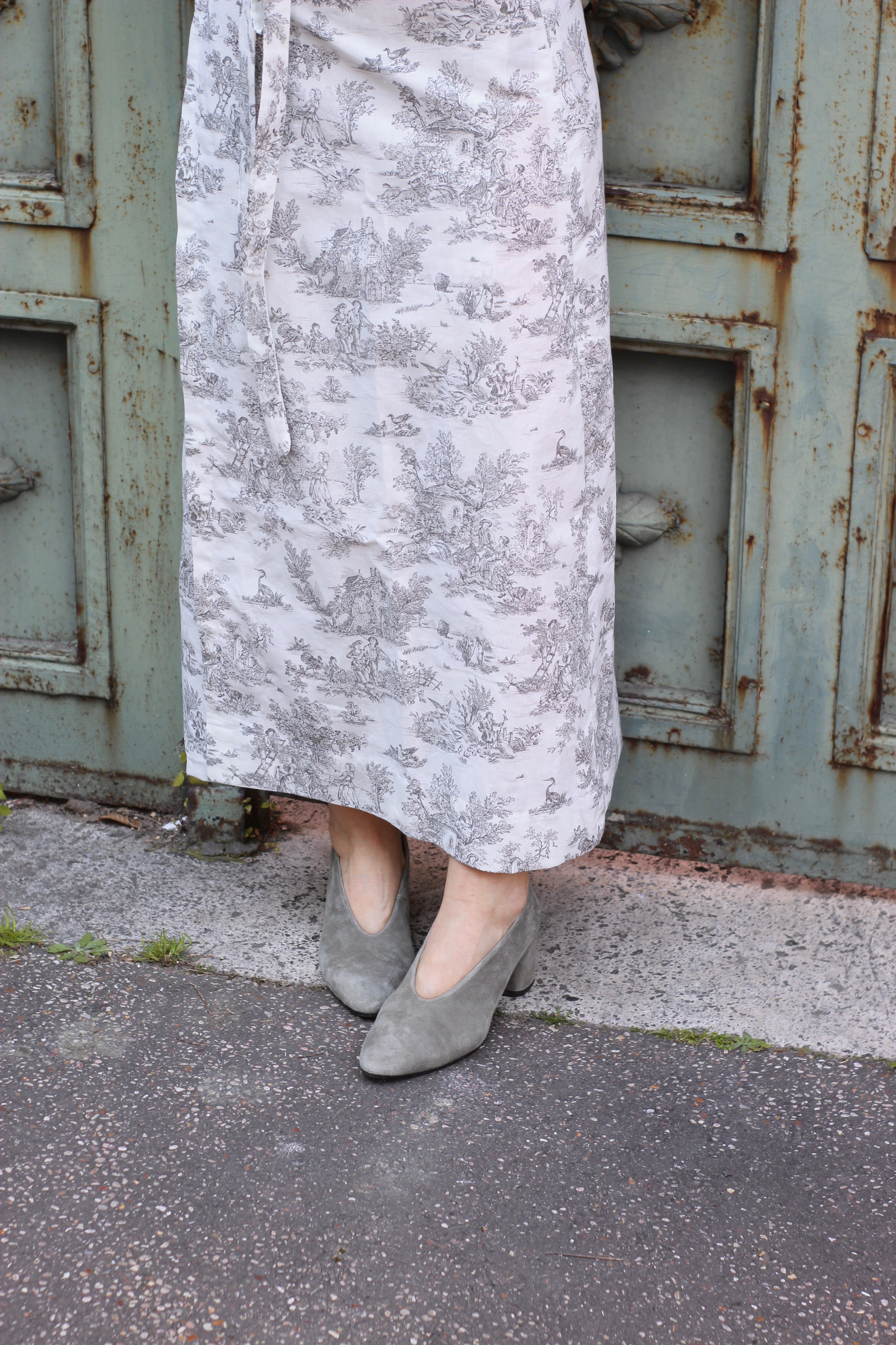 Gonna Isole cotone midi