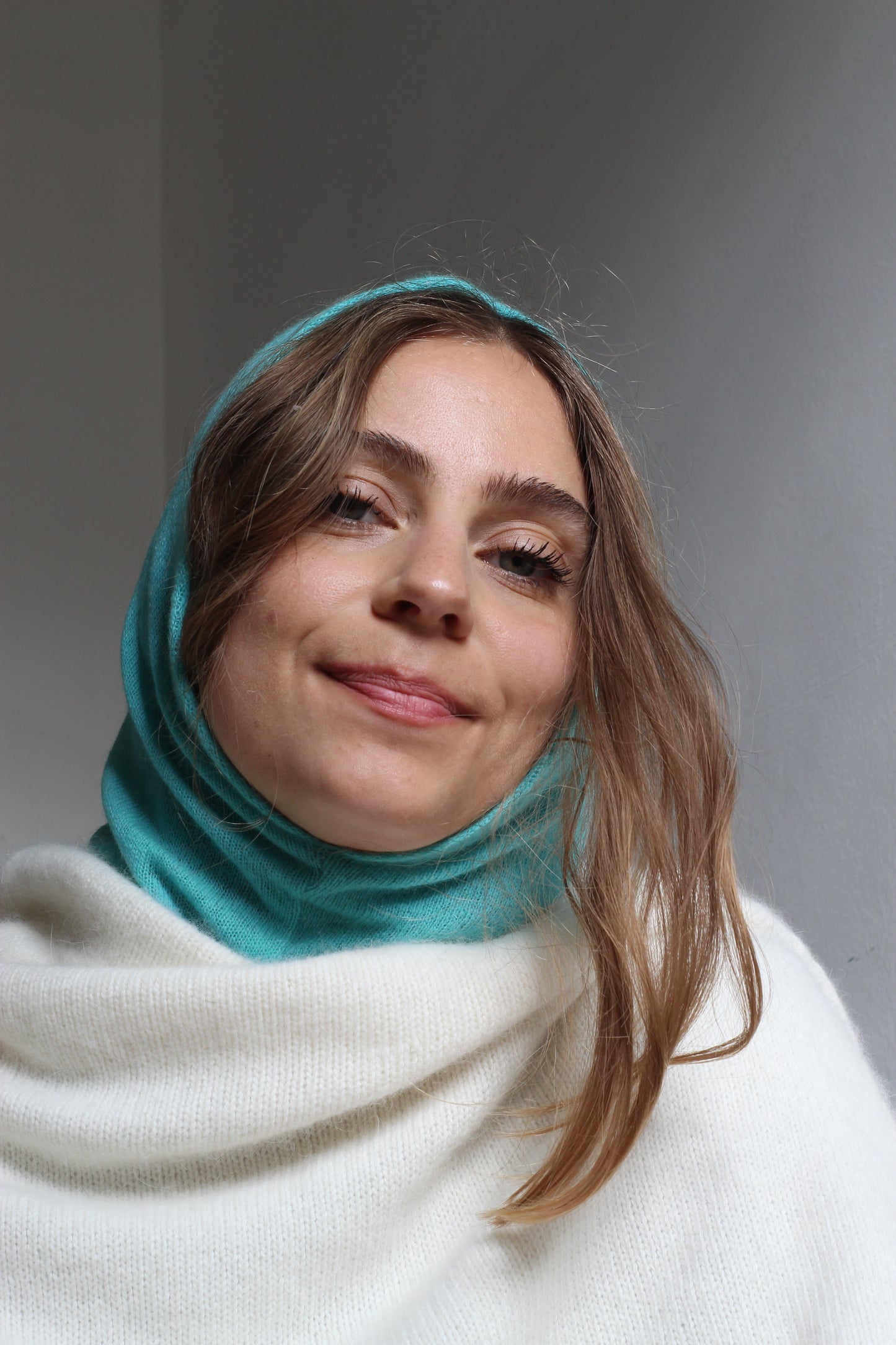 Balaclava turchese