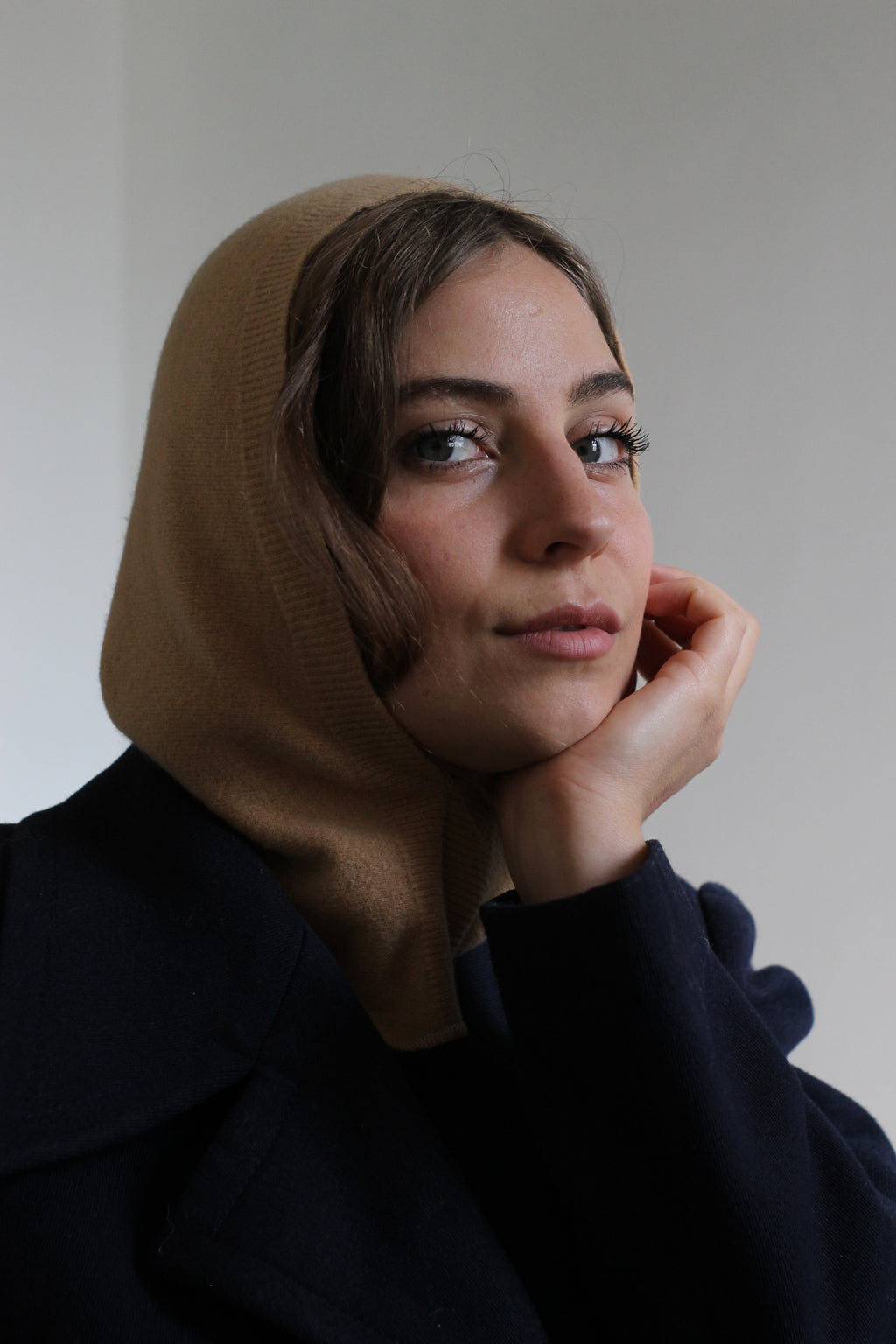 Balaclava cammello