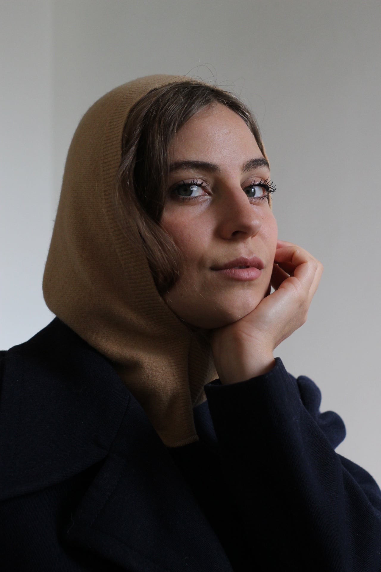 Balaclava cammello