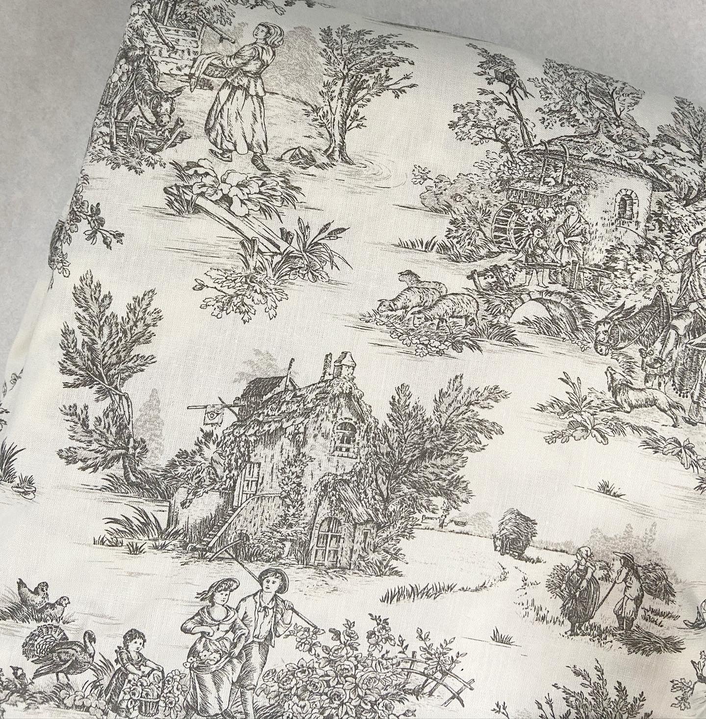 Top Aida cotone toile de jouy