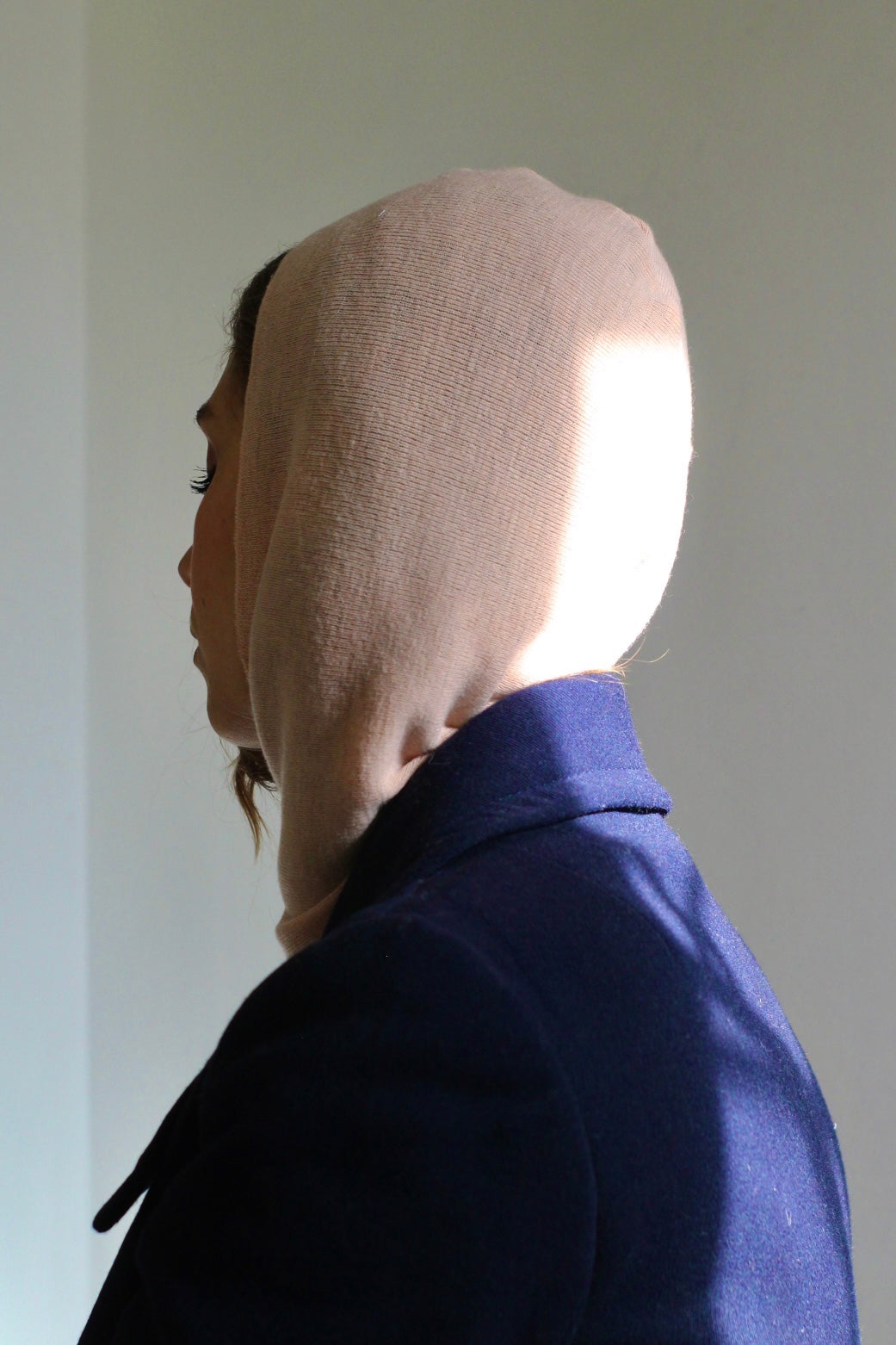 Balaclava rosa pallido