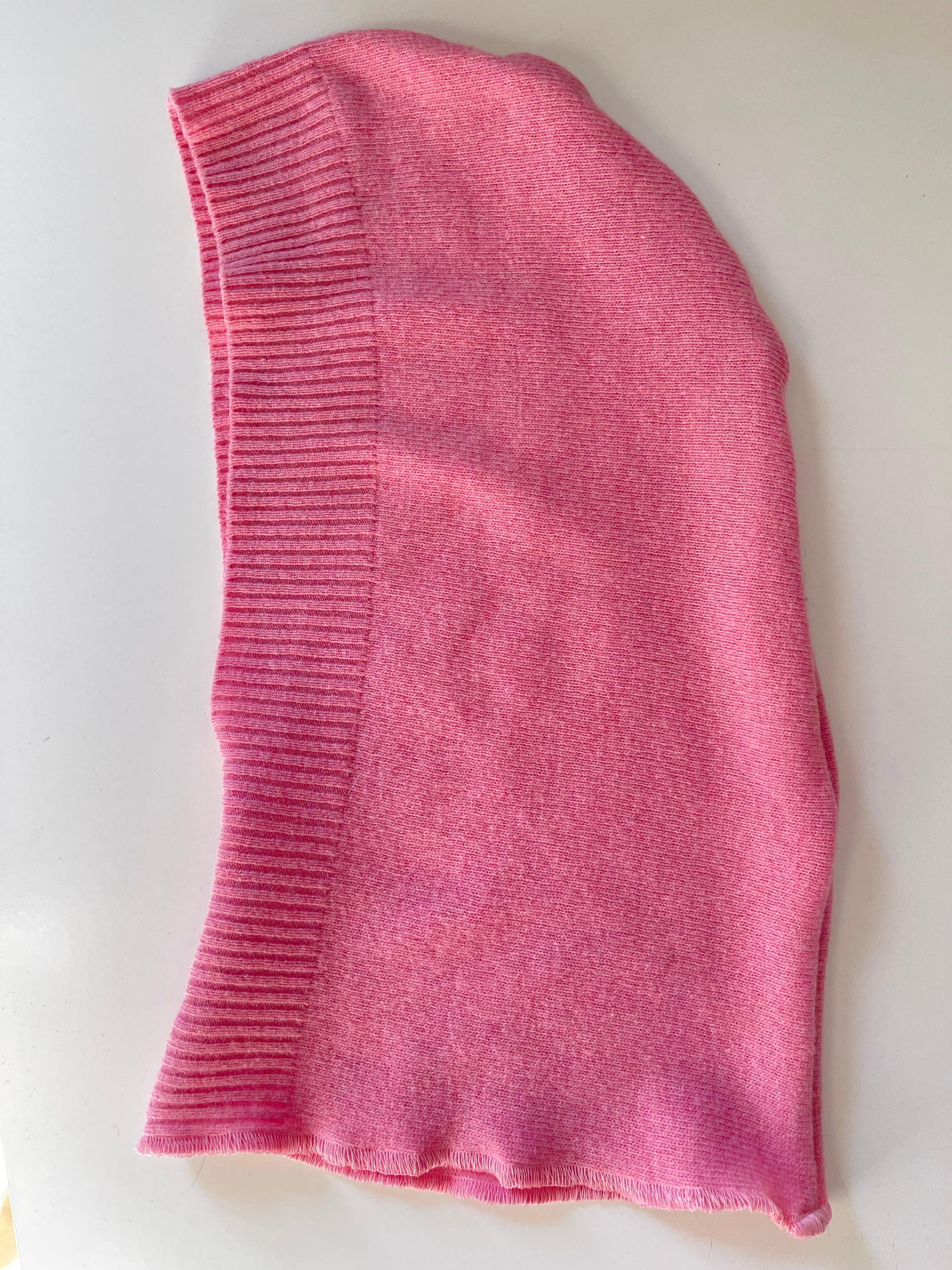 Balaclava rosa pastello