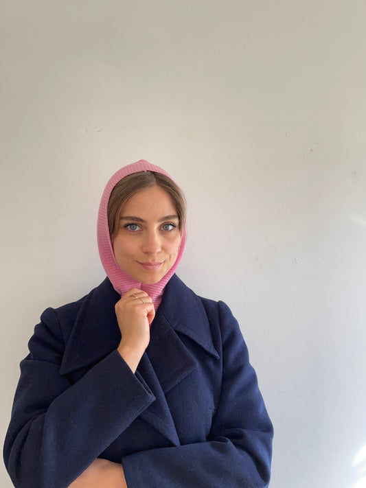 Balaclava rosa pastello