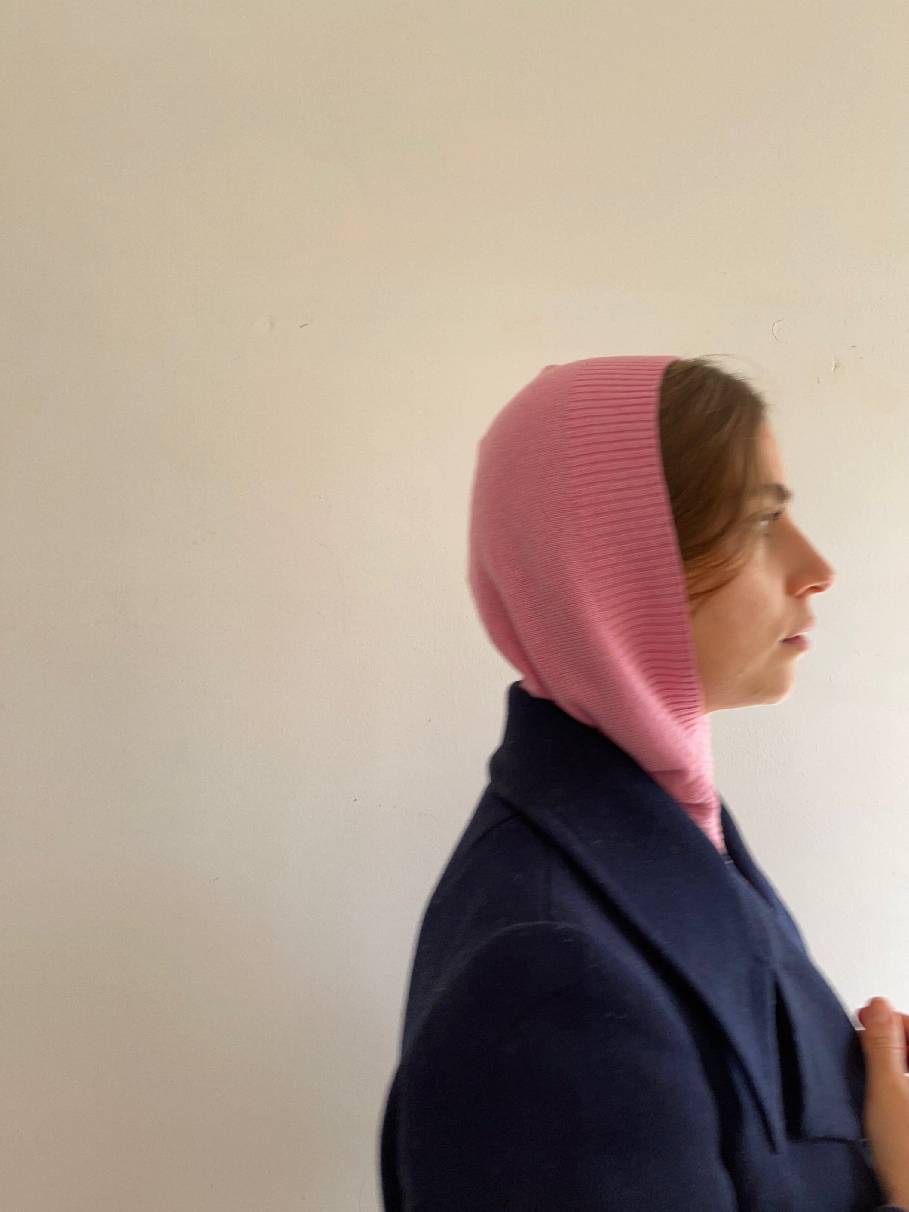 Balaclava rosa pastello