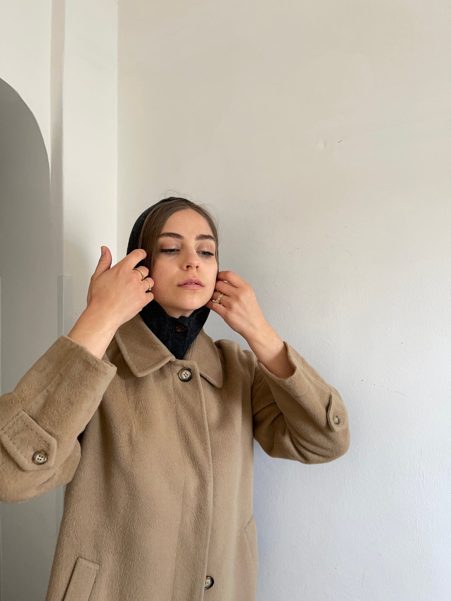 Balaclava Grigio Antracite con bottoni
