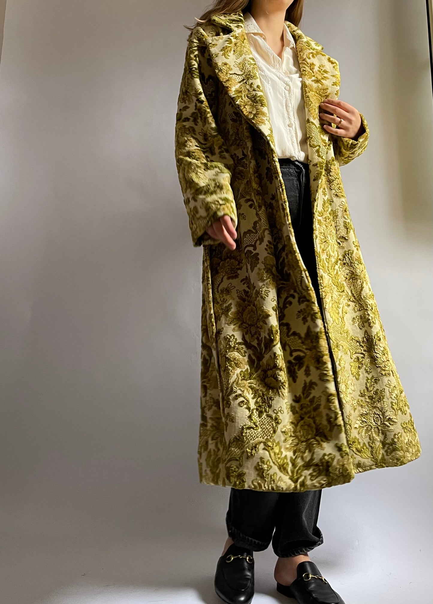 Cappotto trench tapestry