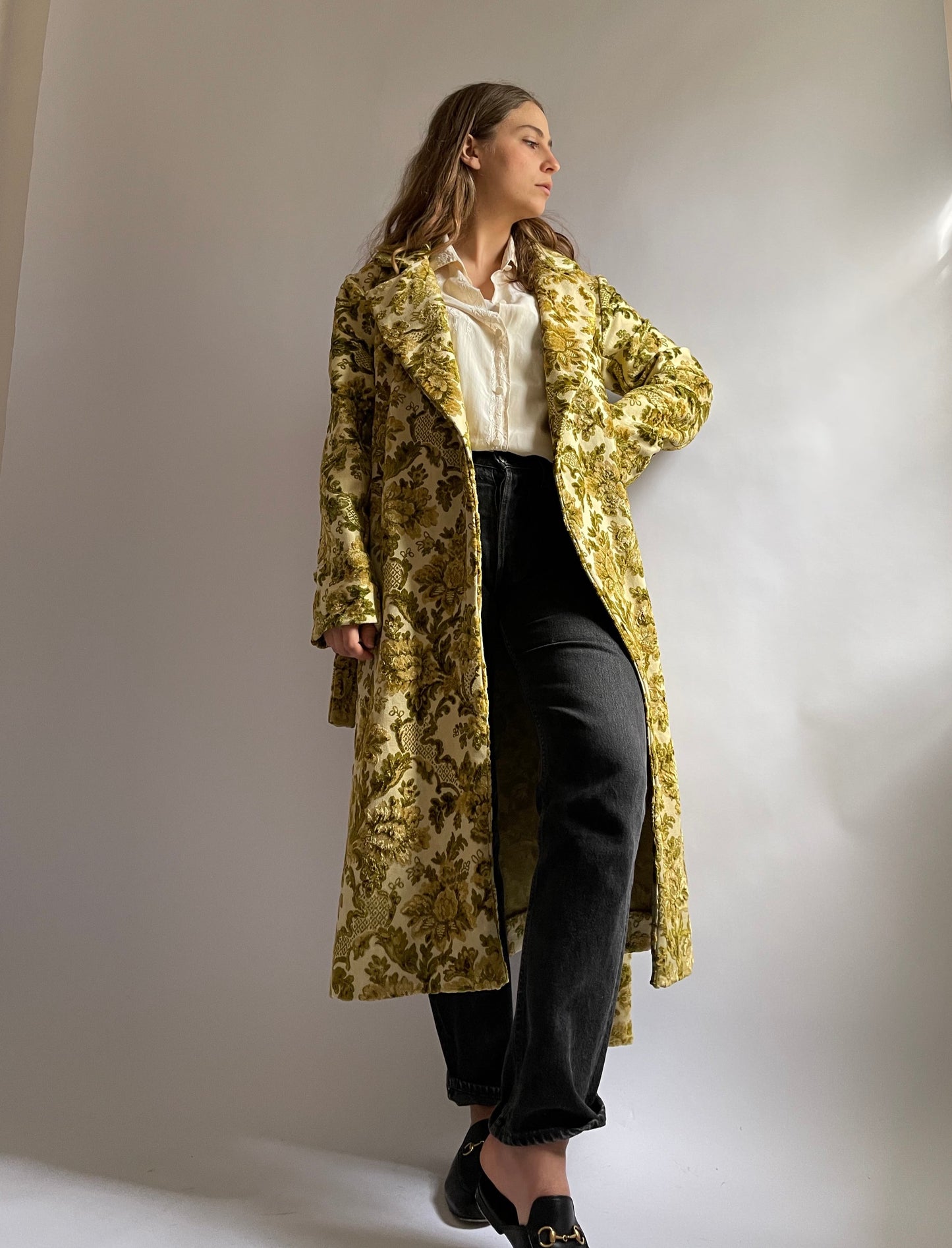 Cappotto trench tapestry