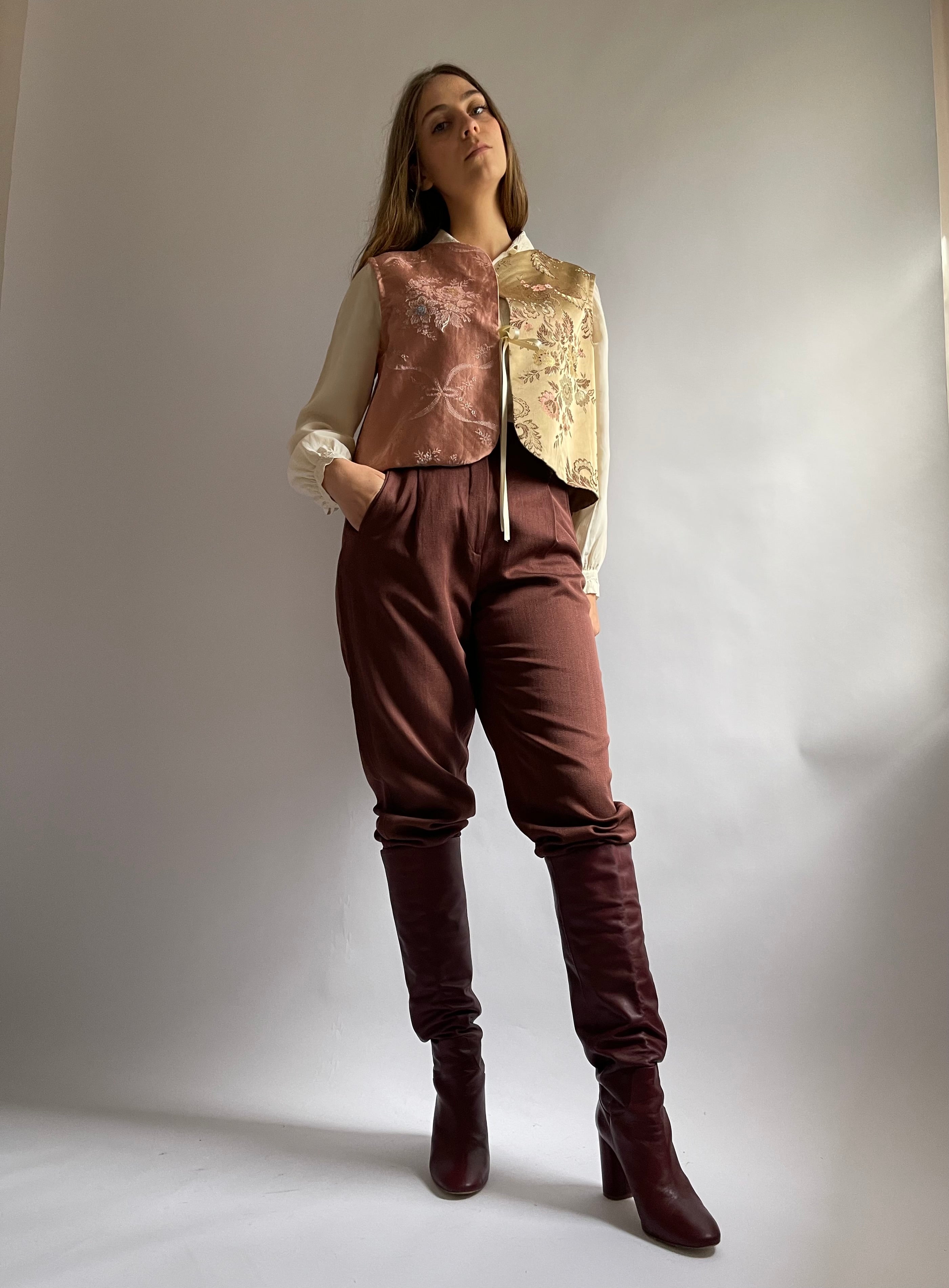 Gilet Indiana tapestry bicolore
