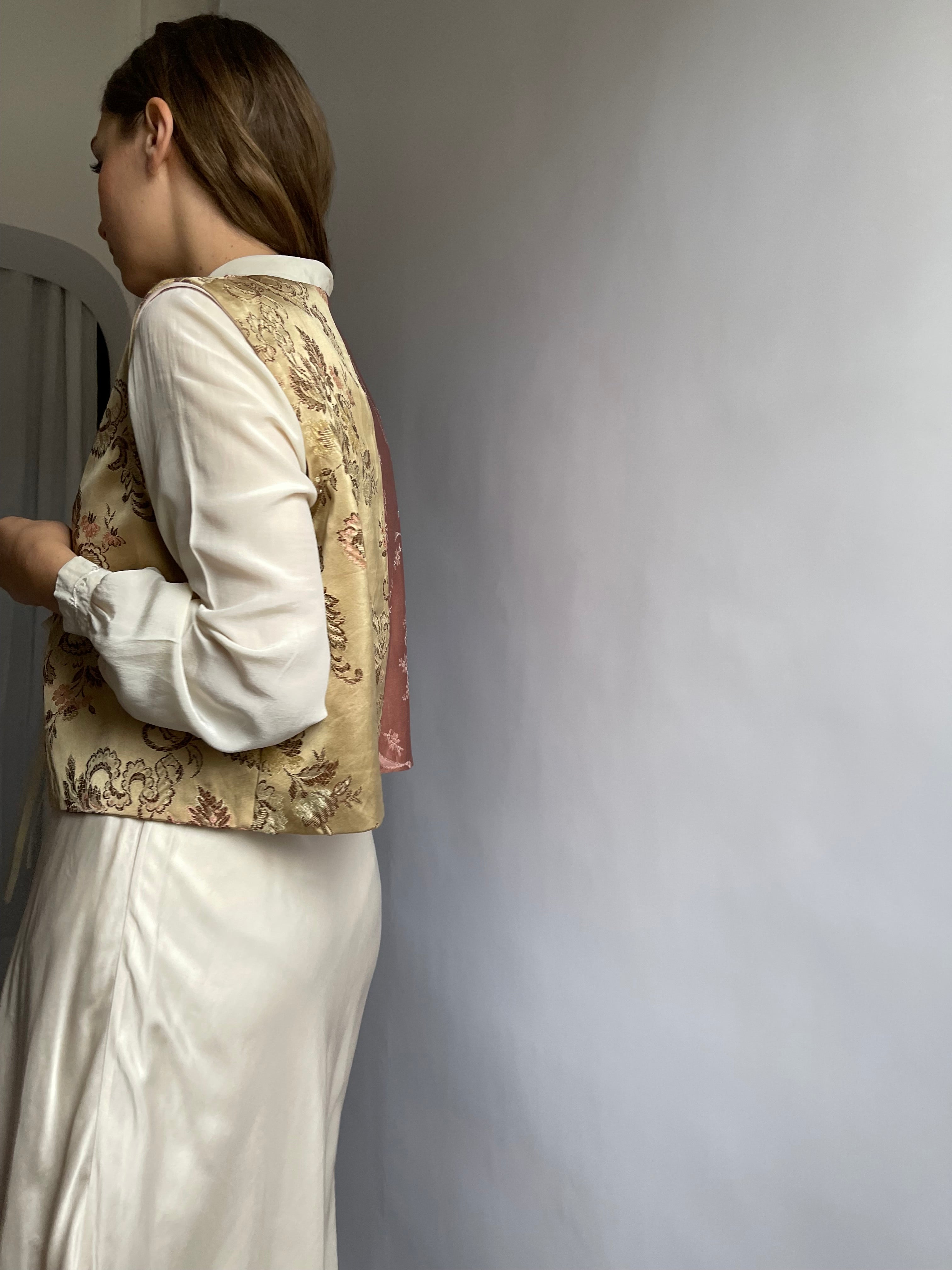 Gilet Indiana tapestry bicolore