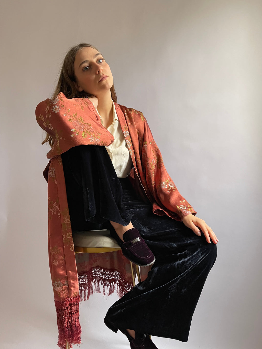 Kimono con frange