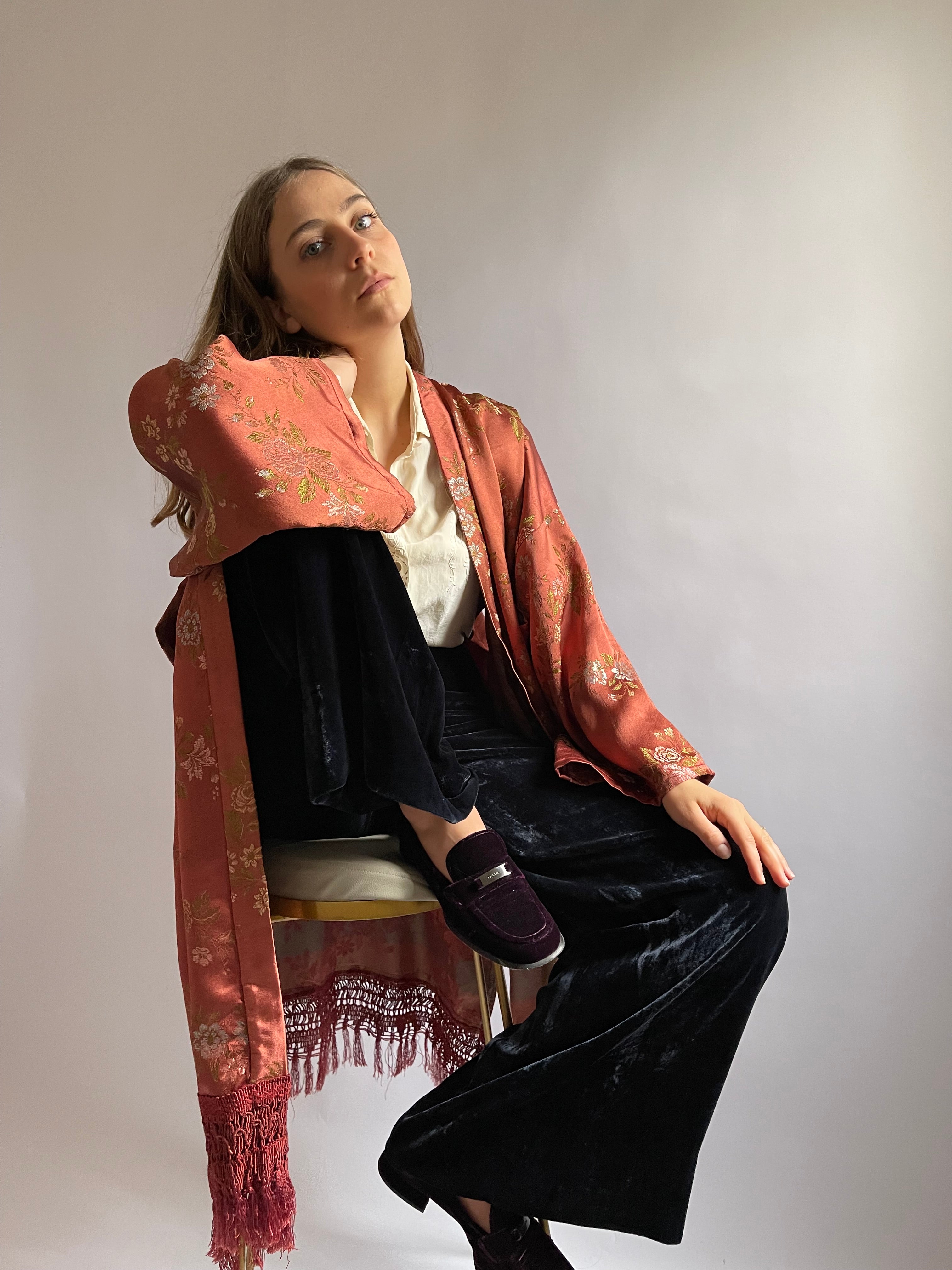 Kimono con frange