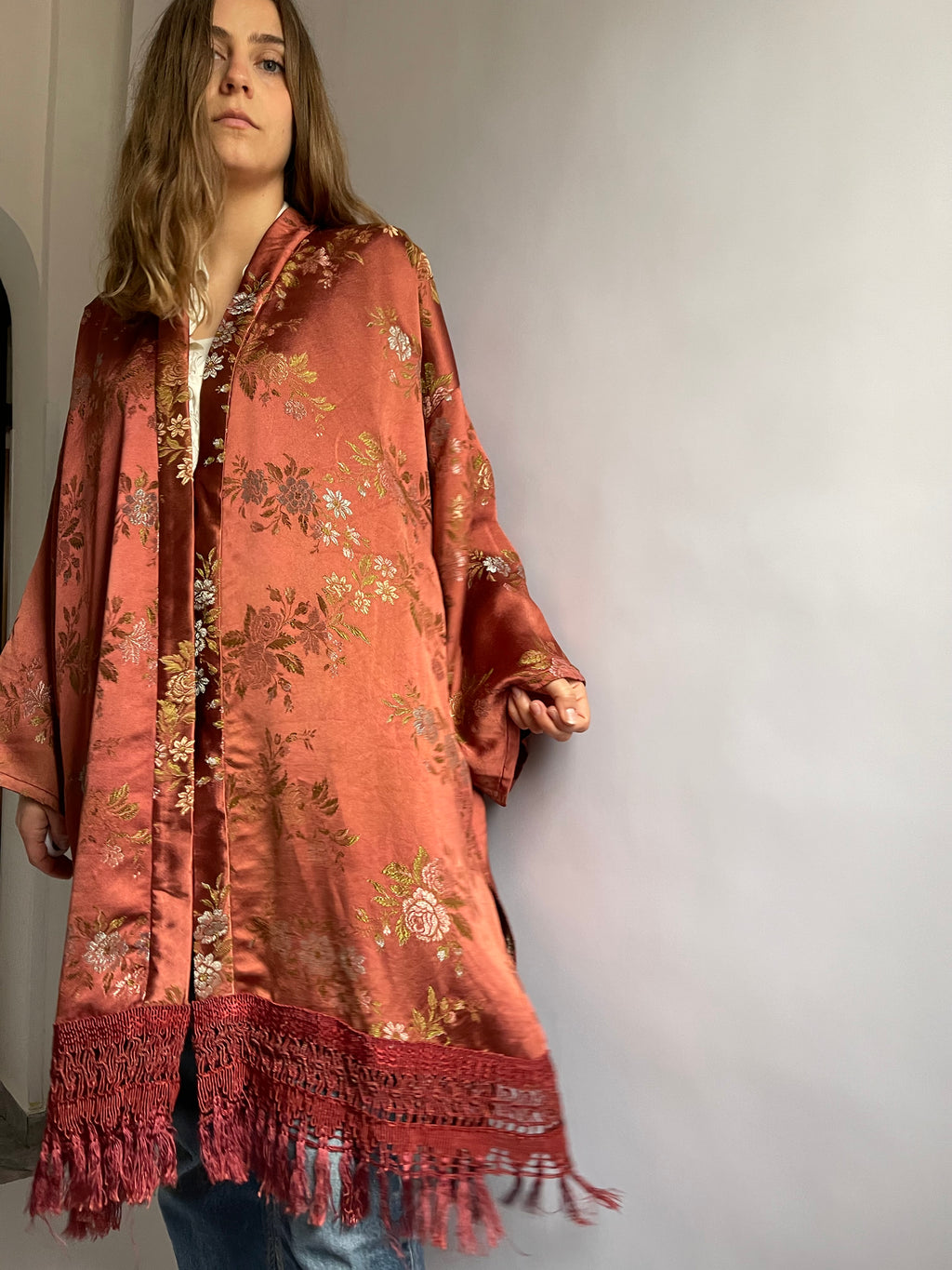 Kimono con frange