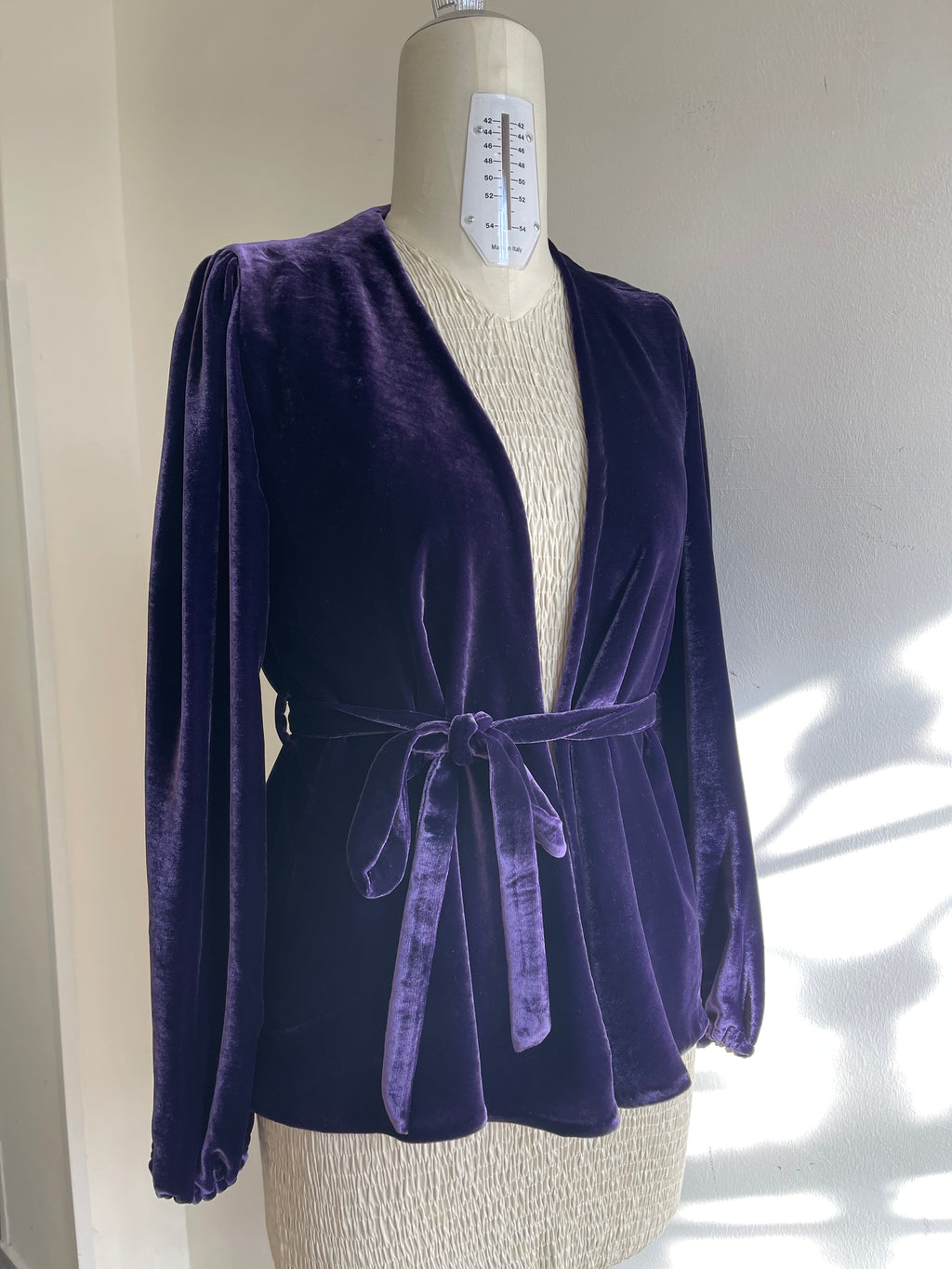 Cardigan Beatrice Velluto Seta