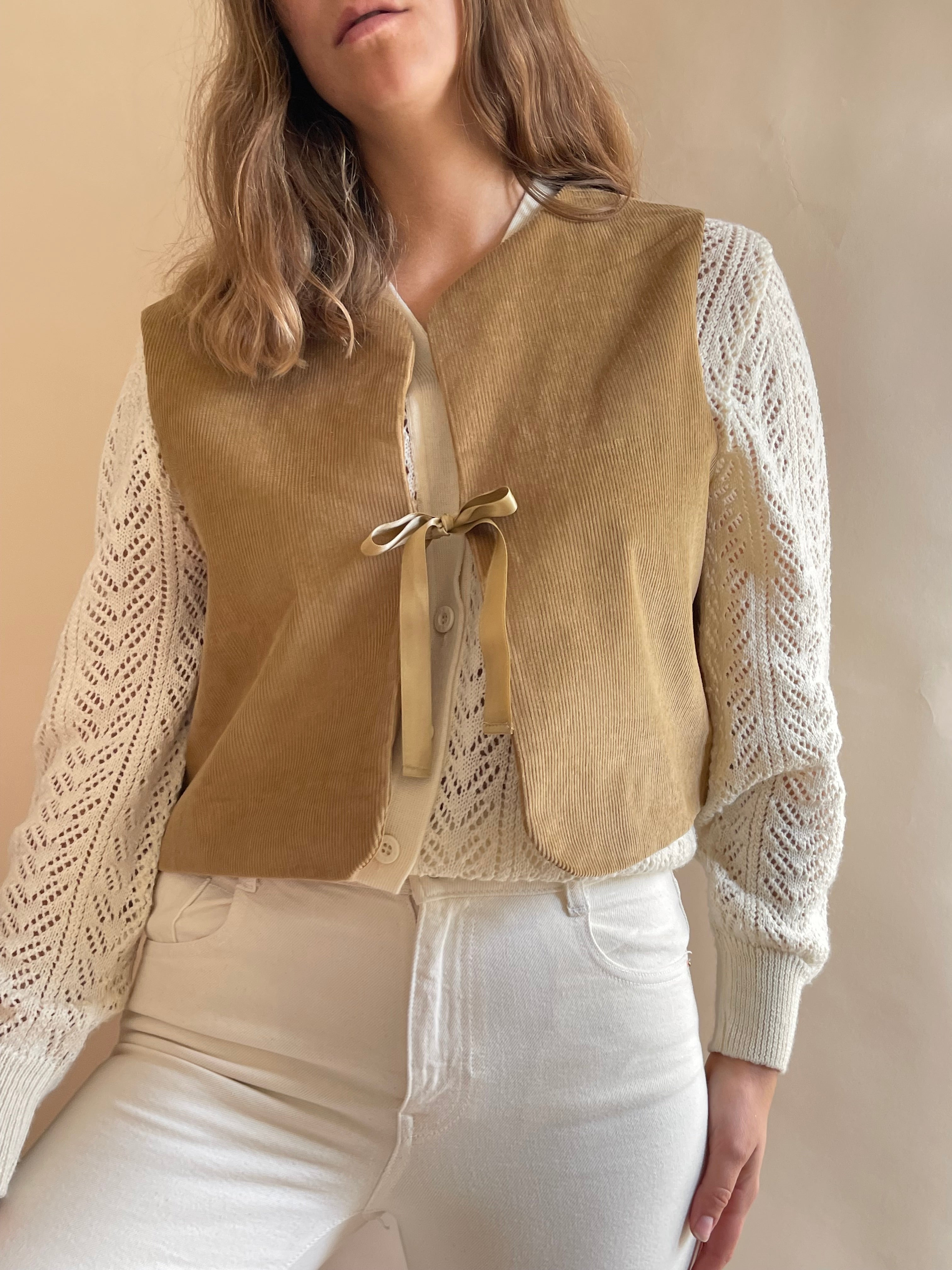 Flared mini skirt